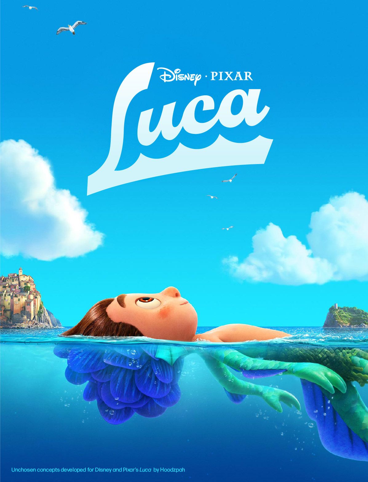 Title Treatment Concepts for Disney and Pixar's Luca % %