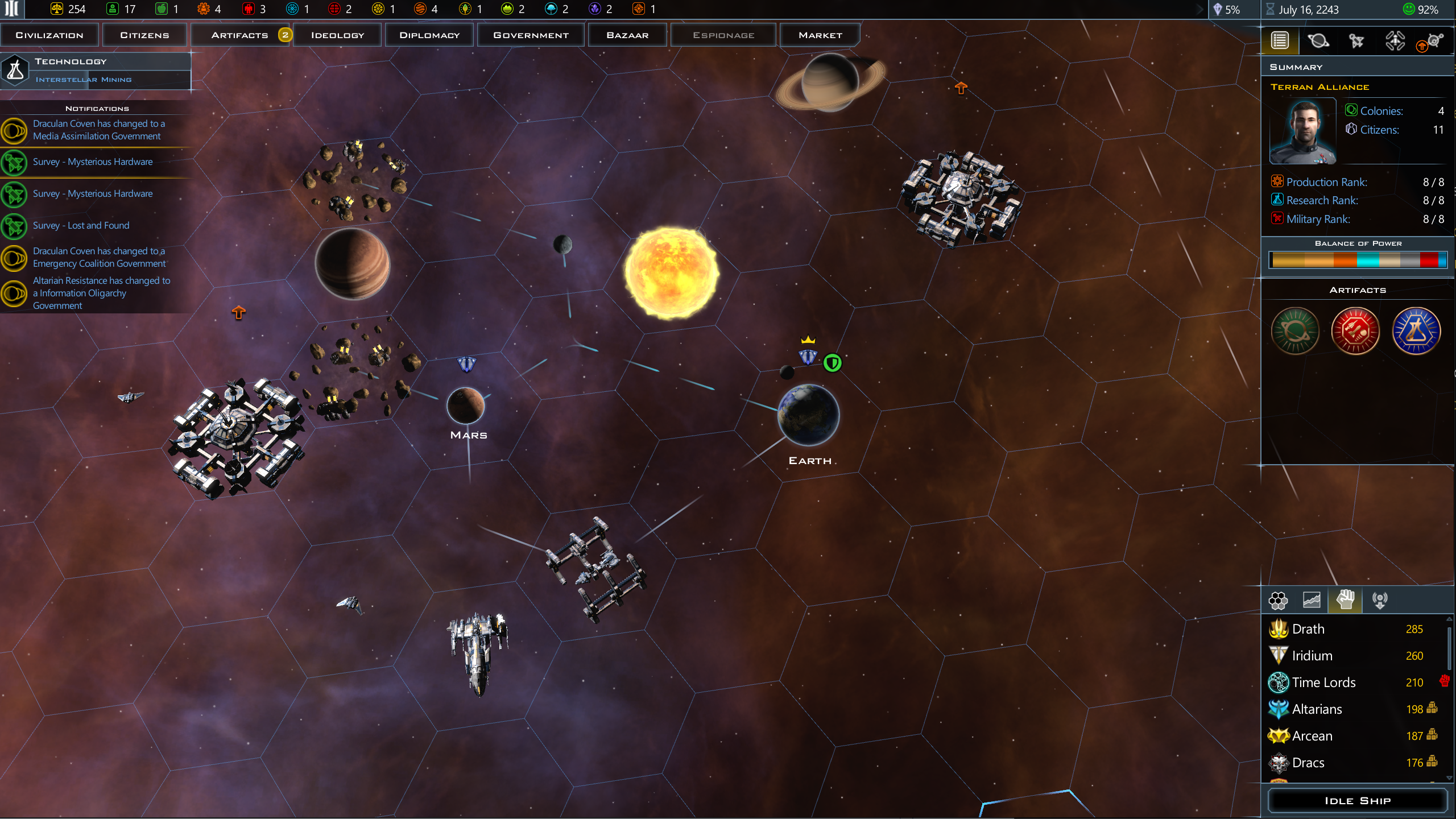 GalCiv III v3.8 Update Brings Major UI Changes