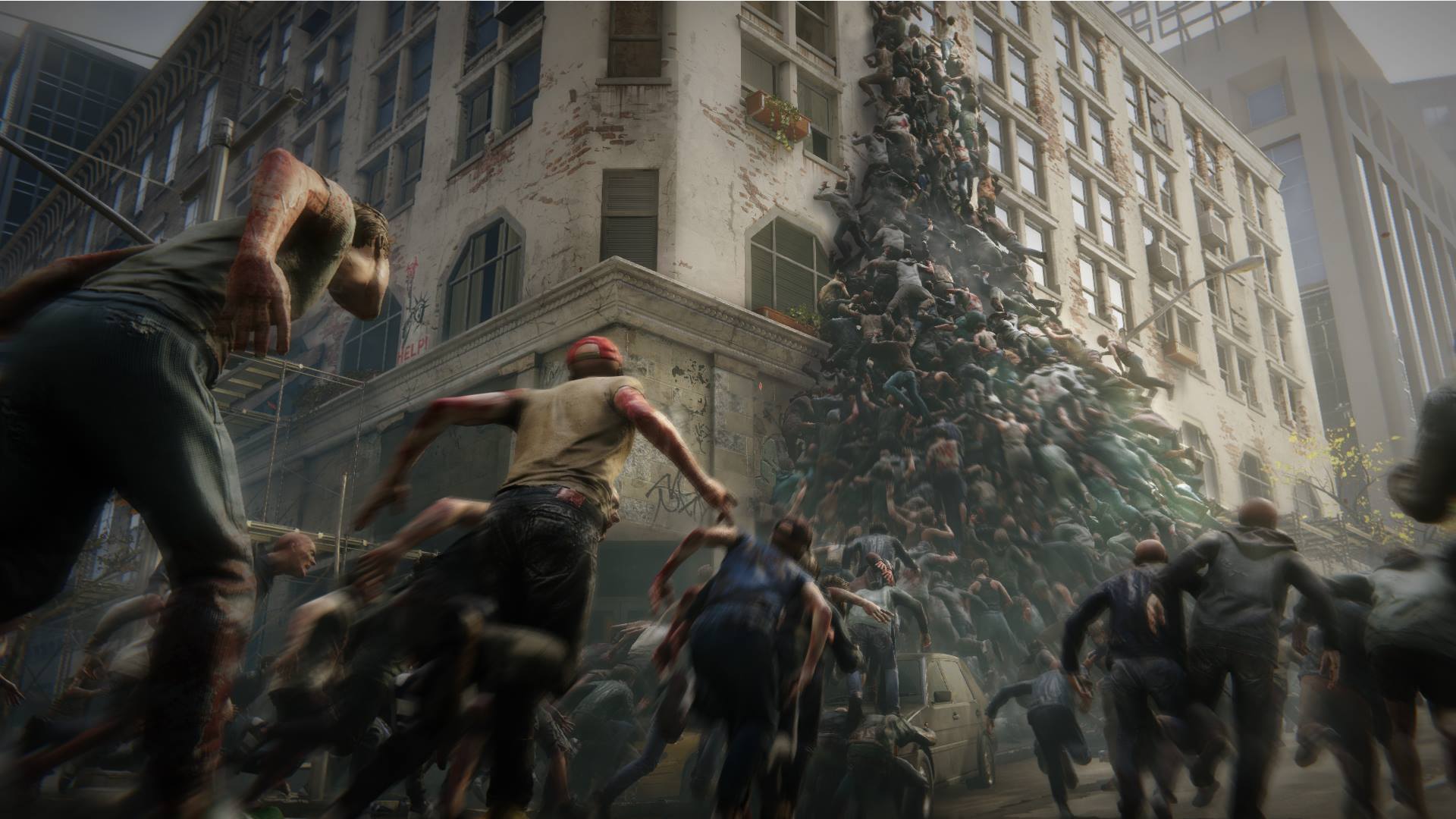 World War Z Details Blowout Zombie Hordes, Procedural Behavior, Destructible Objects