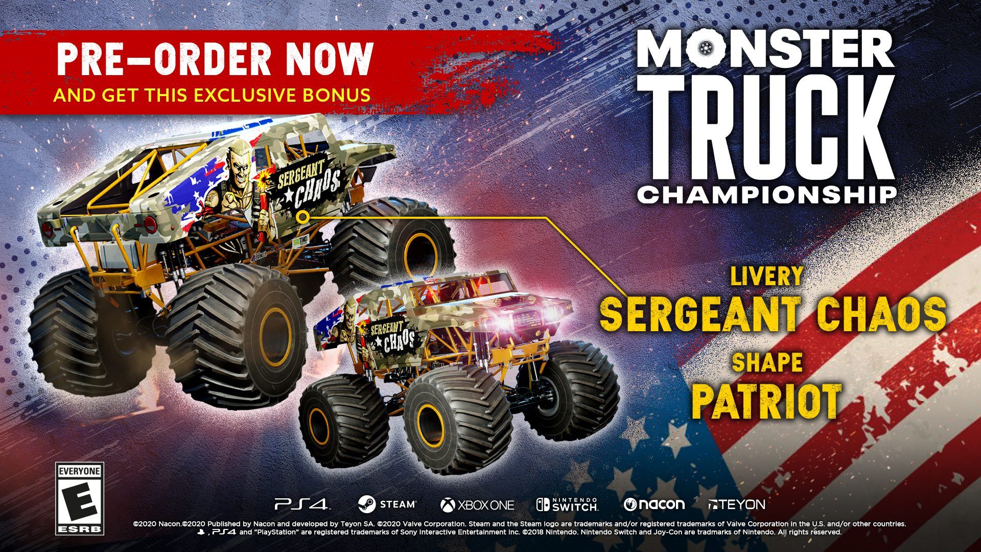 Monster Truck Championship Order Bonuses