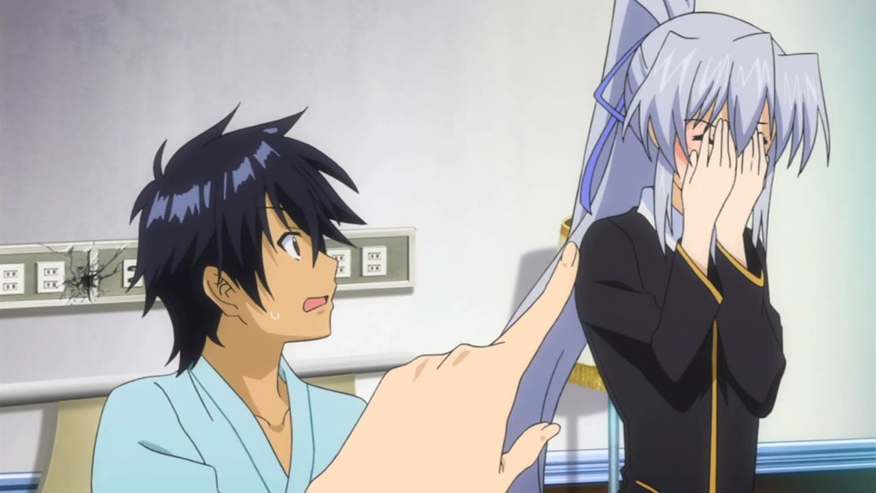 She's so cute! Oml when she goes all shy around Godou though. ☺️
