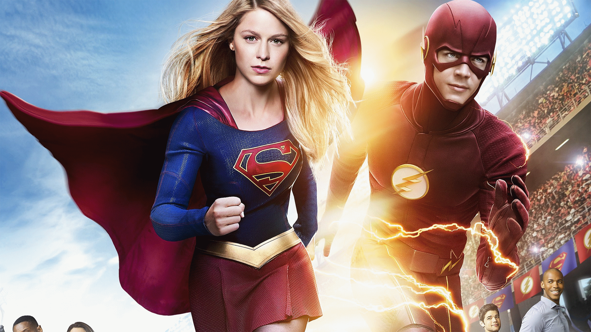 DC, Flash, Melissa Benoist, Supergirl, Supergirl (TV series) HD Wallpaper & Background • 35097 • Wallur