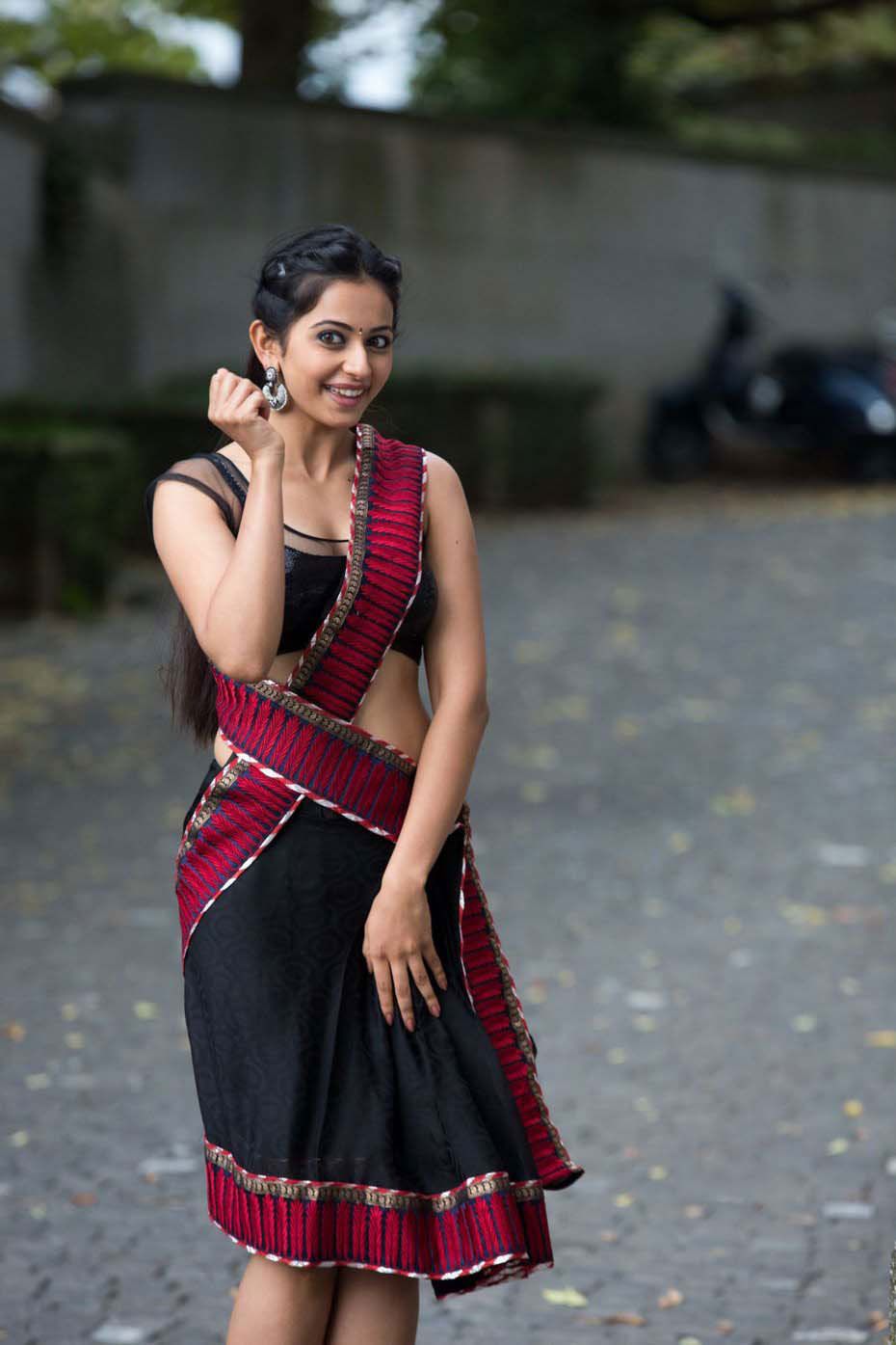 Rakul Preeth Singh Hot Navel Photo Half Saree Rakul Preet Singh