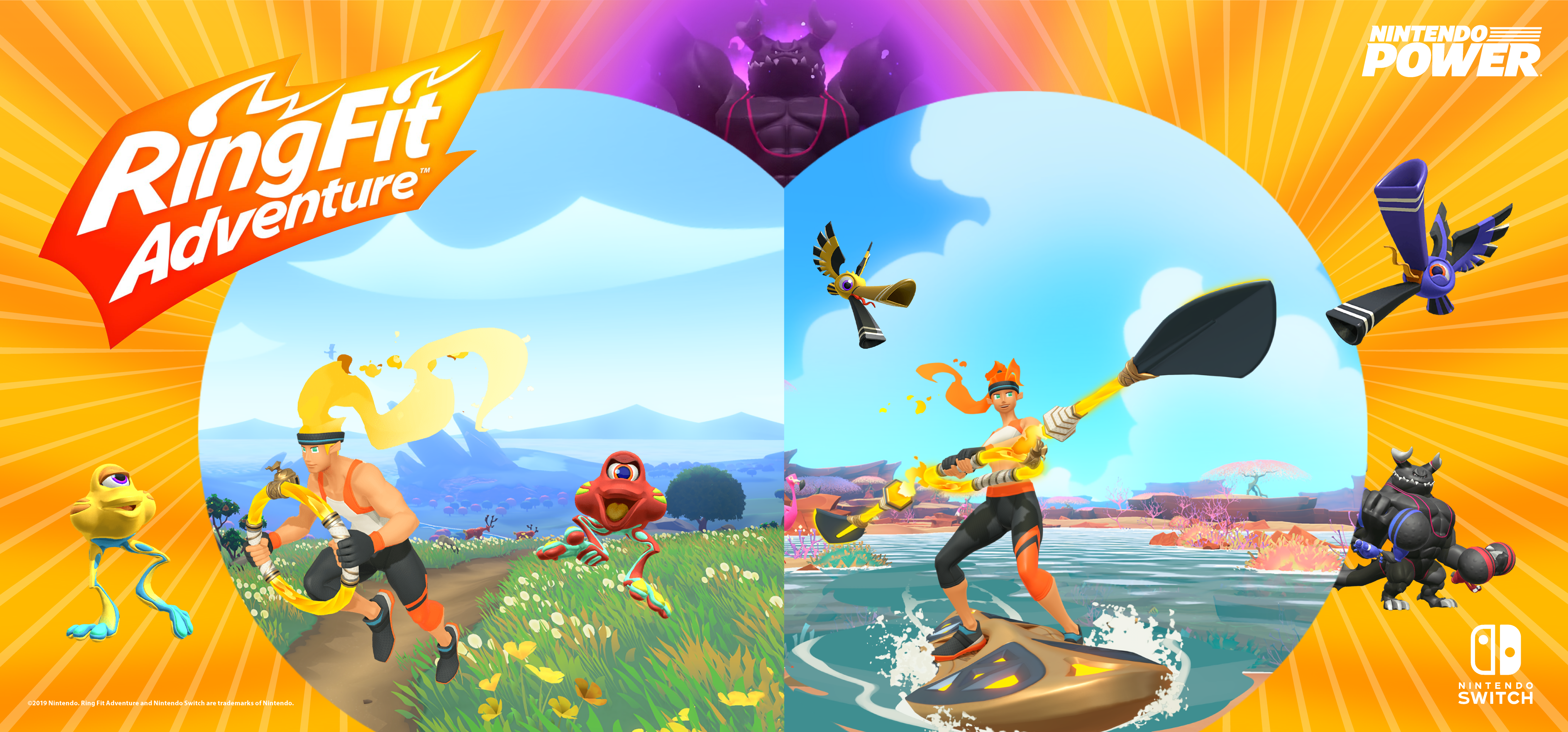 I Made A Nintendo Power Esque Poster For Ring Fit Adventure