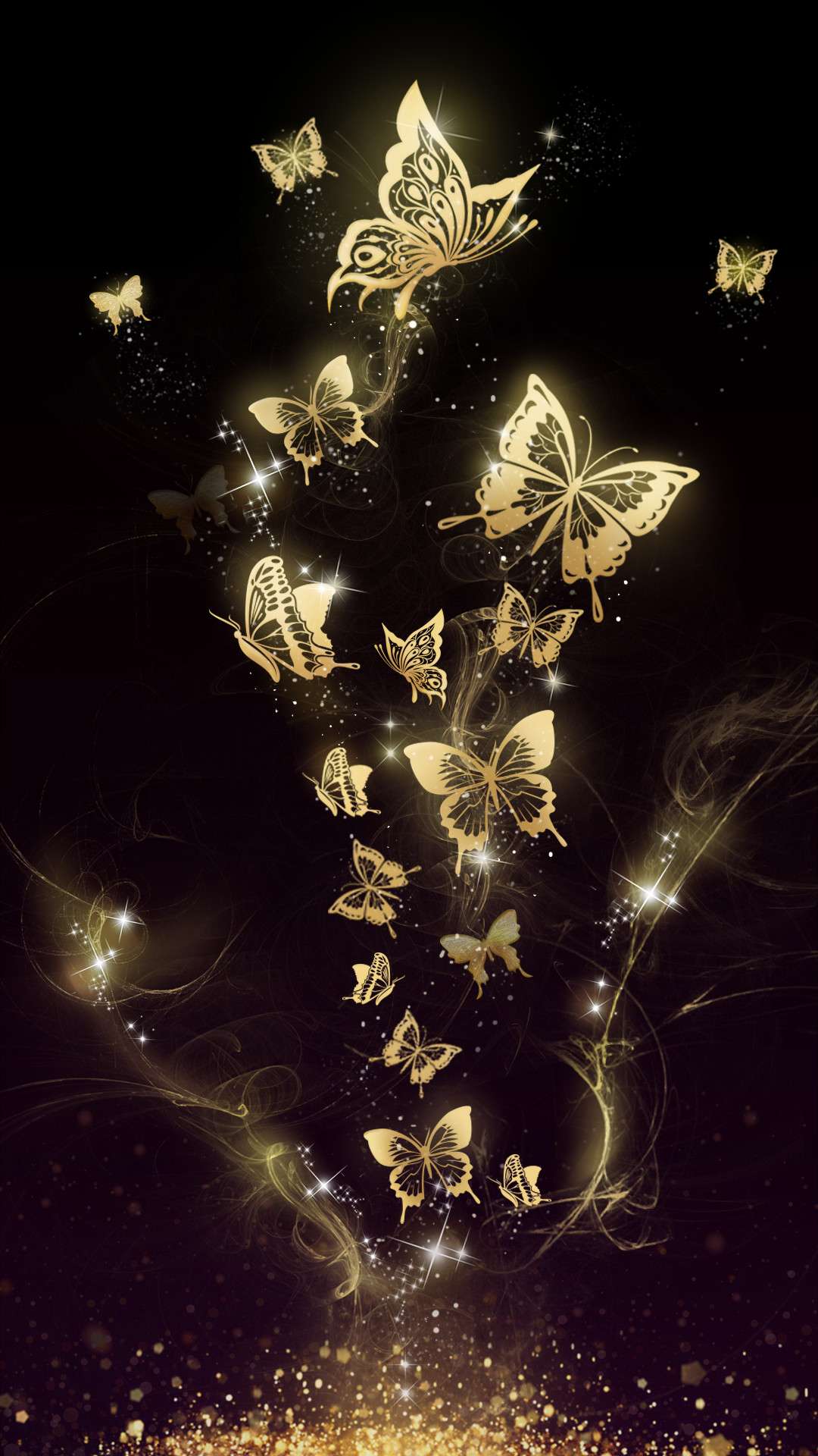 Animated Mobile Phone Animated Beautiful Butterfly Wallpaper