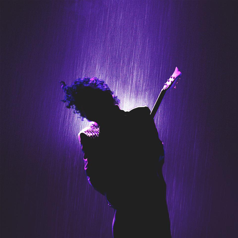 Music Legend: Prince Purple Rain By ManMade Art