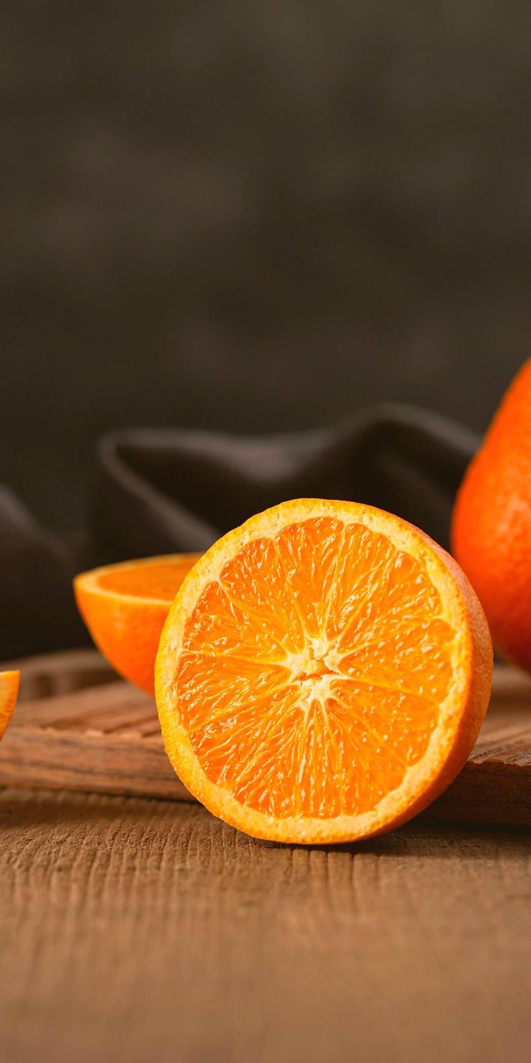Sliced Orange Minimal Wallpaper 1080X2160. Fruit wallpaper, Minimal wallpaper, Beats wallpaper
