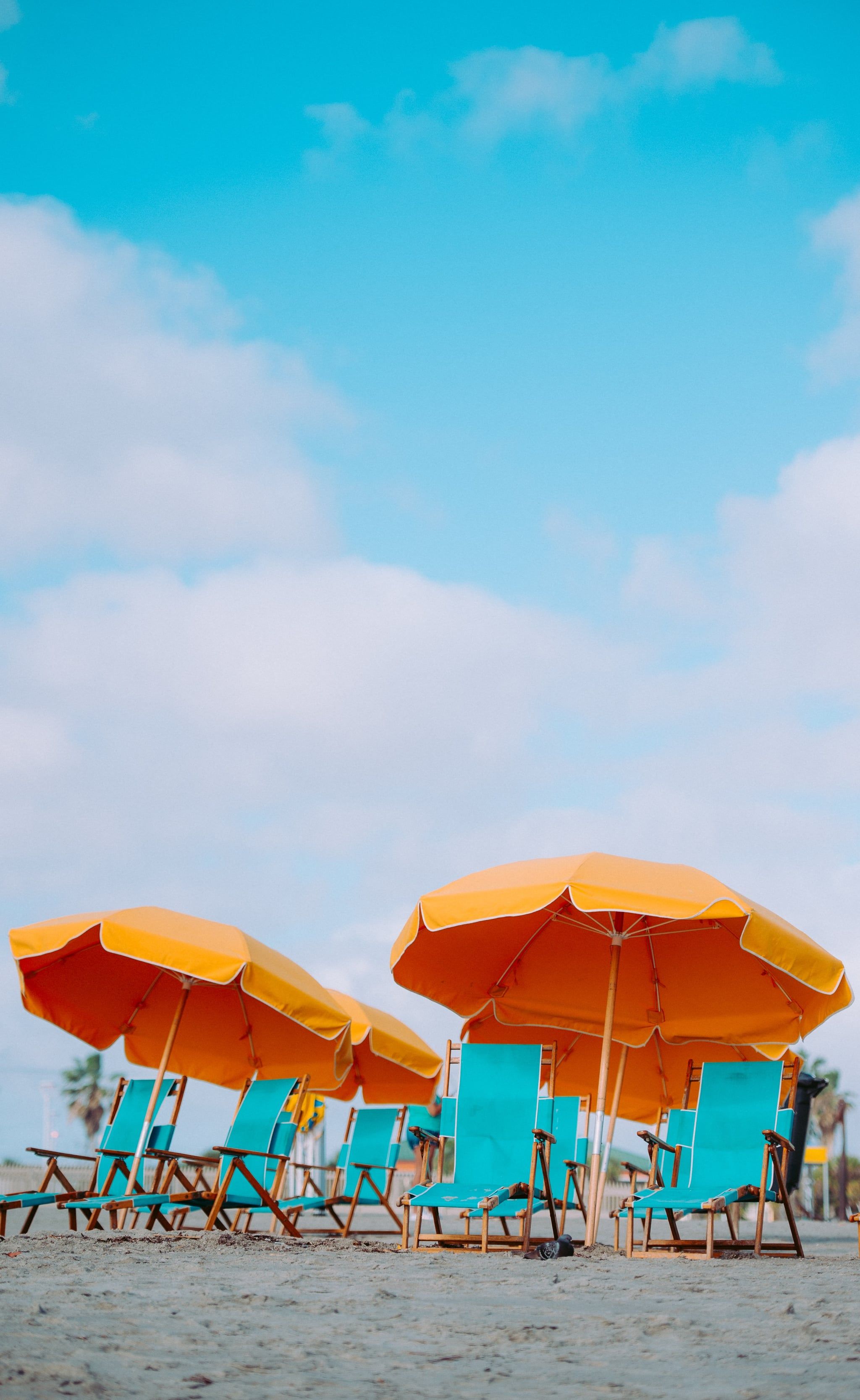 Beach Chairs iPhone Wallpaper Bright and Beautiful iPhone Wallpaper That Scream I'm Ready For Summer