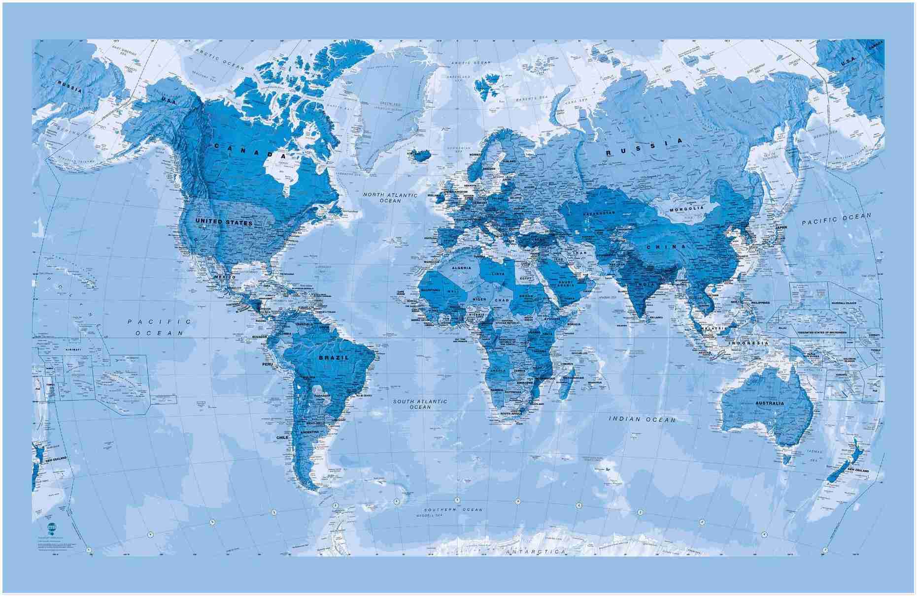 Most popular 18 world map wallpaper