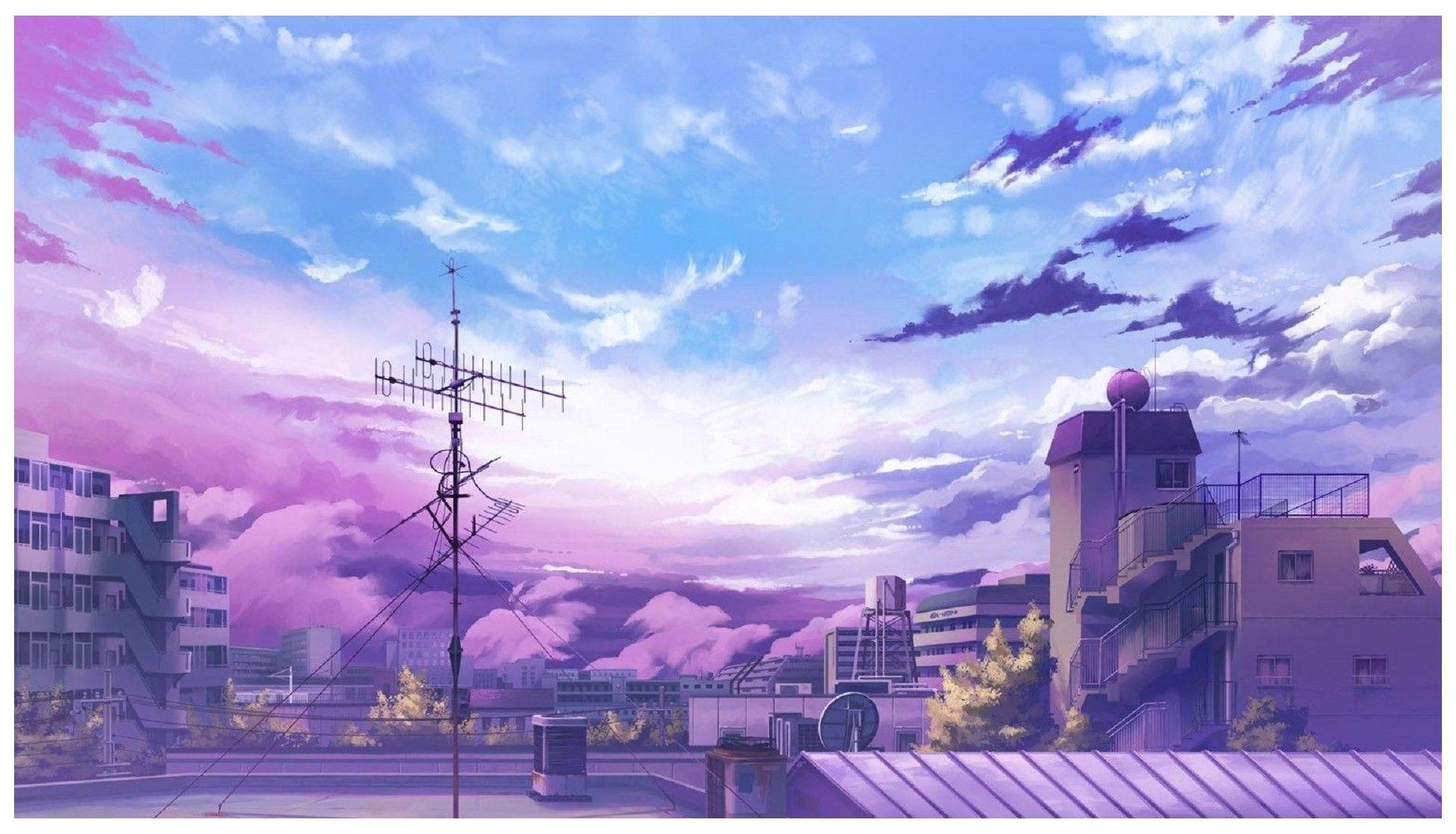 Retro PC Wallpaper #retro #anime #aesthetic #landscape #retroanimeaestheticlandscape. Anime background wallpaper, Anime scenery, Anime scenery wallpaper