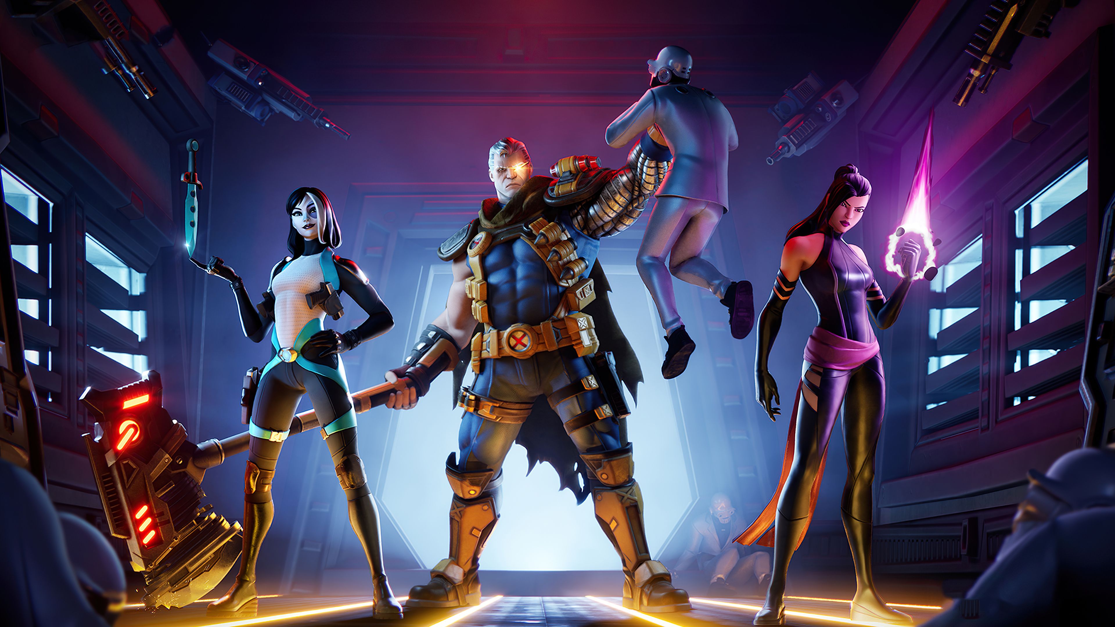X Force Outfit Fortnite HD Games, 4k Wallpaper, Image, Background, Photo and Picture