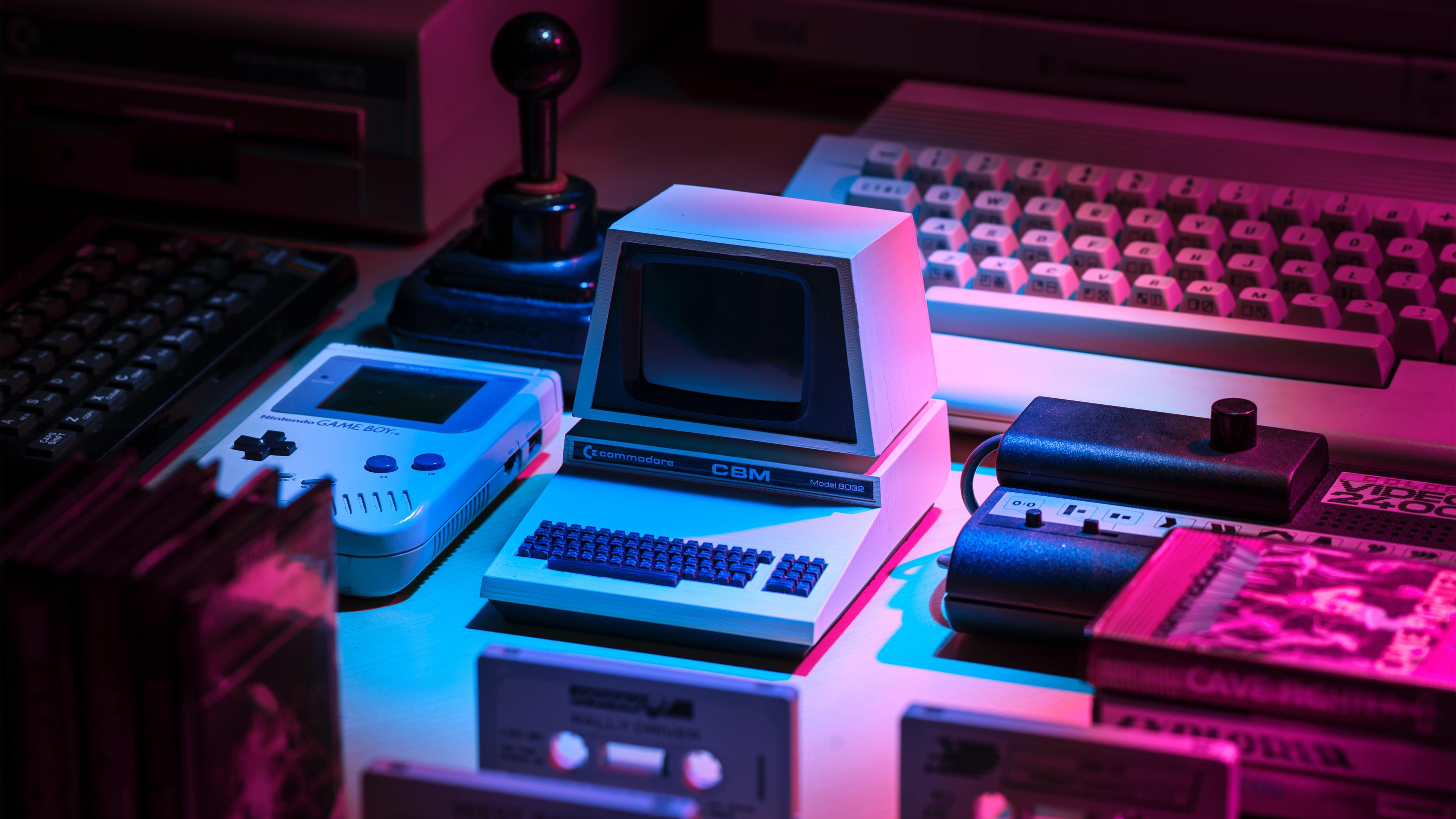 Retro Tech Wallpaper