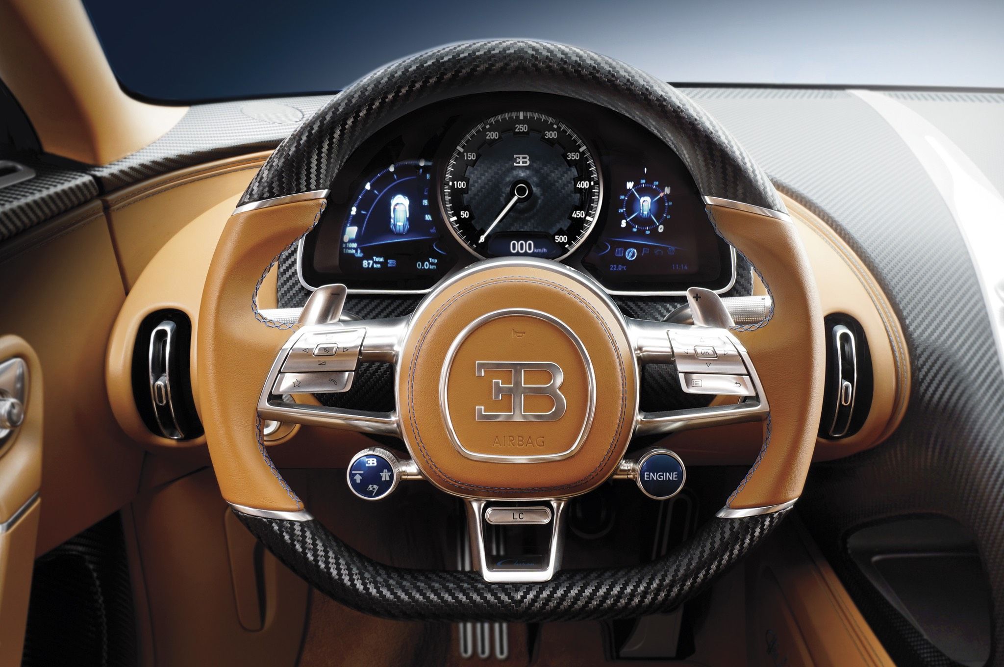 Bugatti Chiron Interior