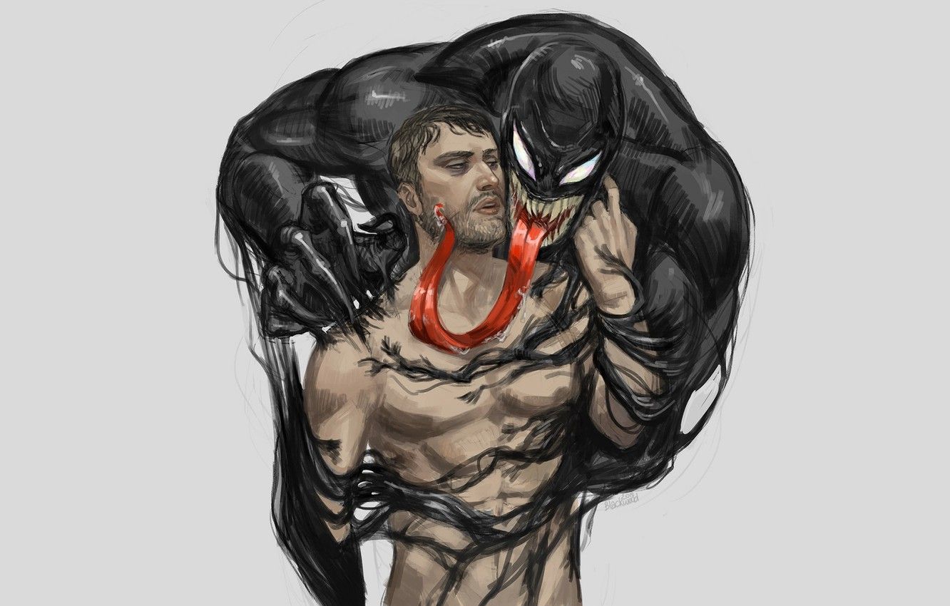 Wallpaper Venom, Venom, Eddie Brock image for desktop, section фильмы