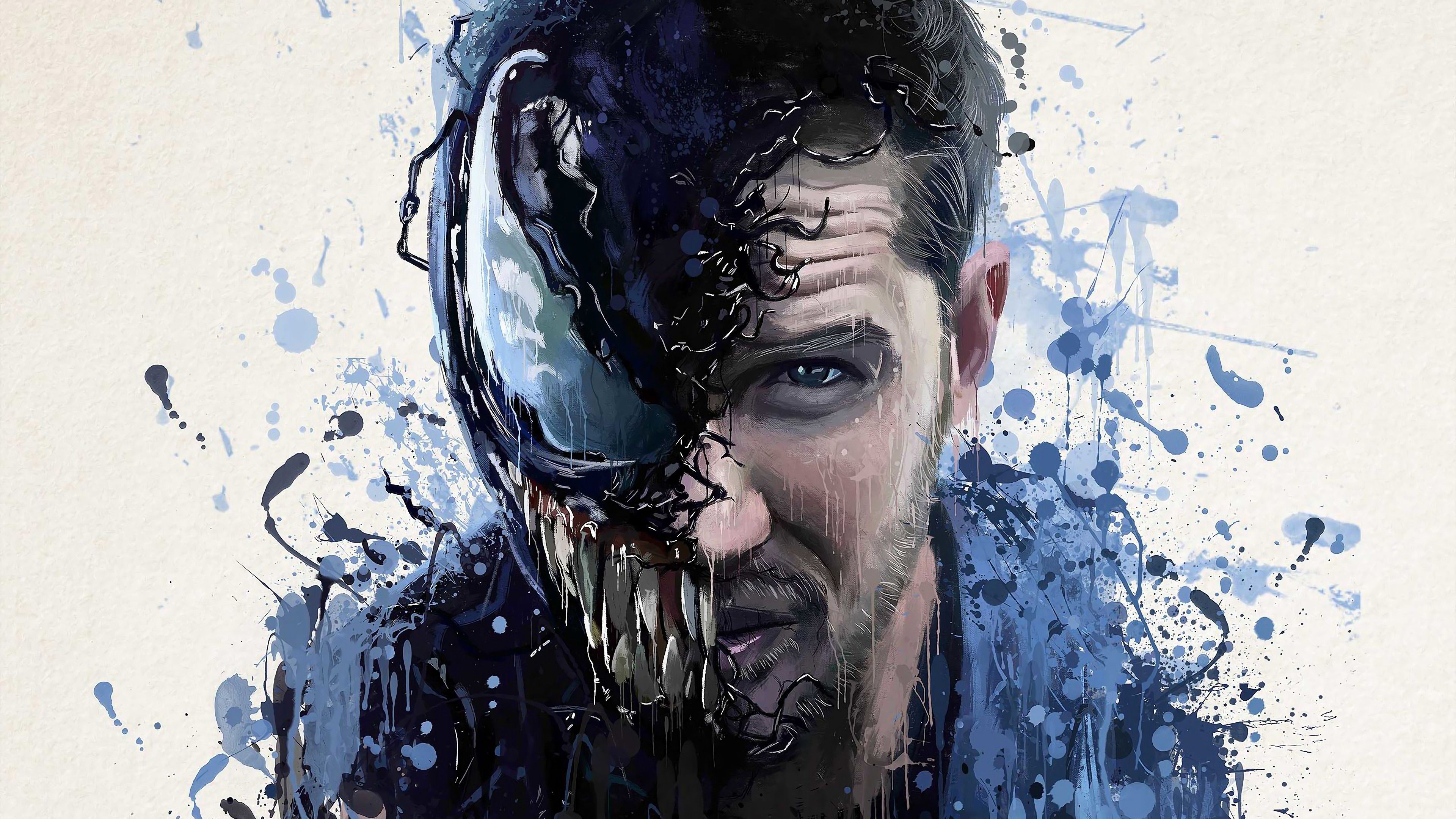 Venom Eddie Brock Movie Art 2018 Tom Hardy 4K