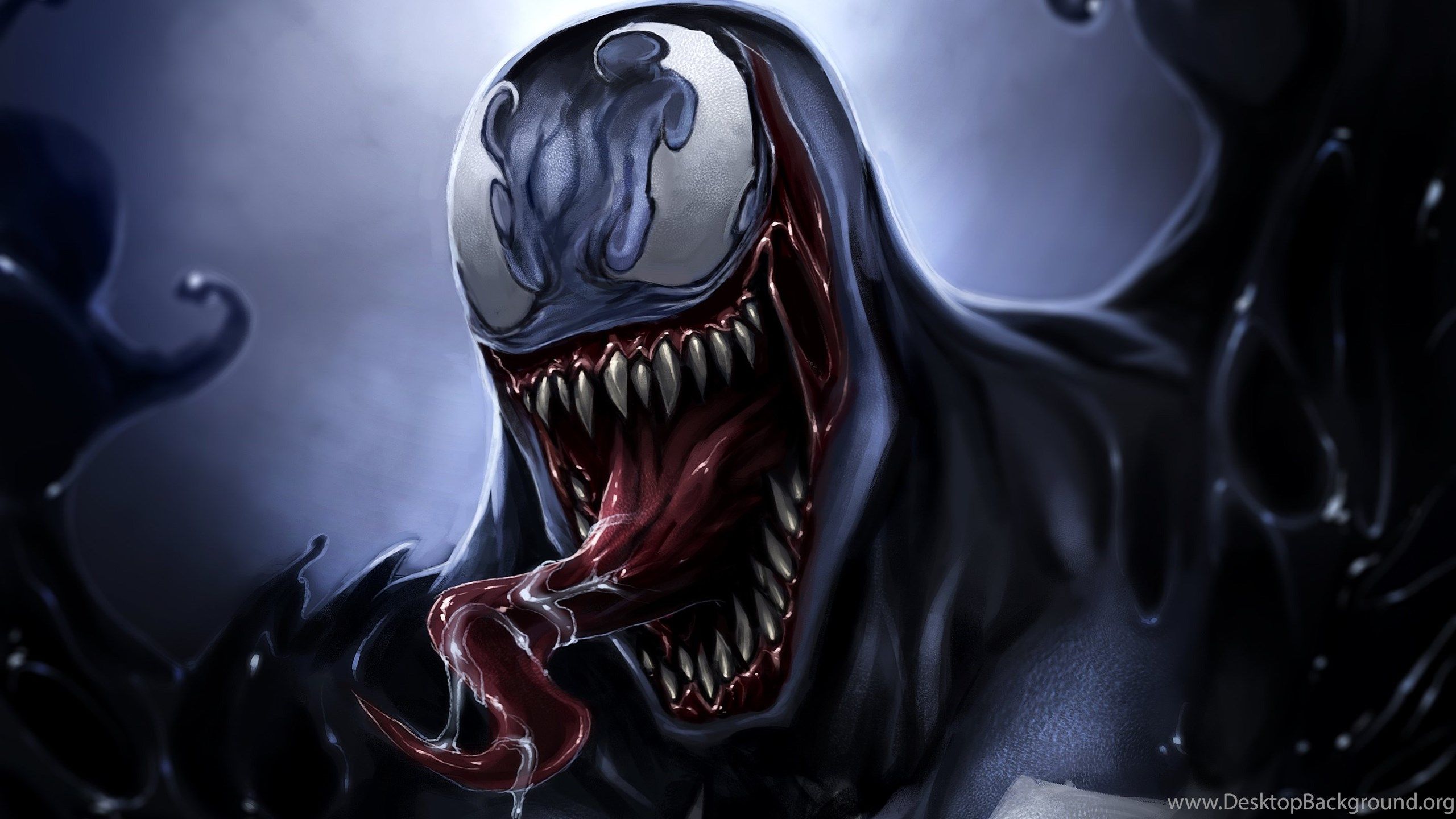 Download Wallpaper Venom, Eddie Brock, Art, Monster, Symbiote HD. Desktop Background