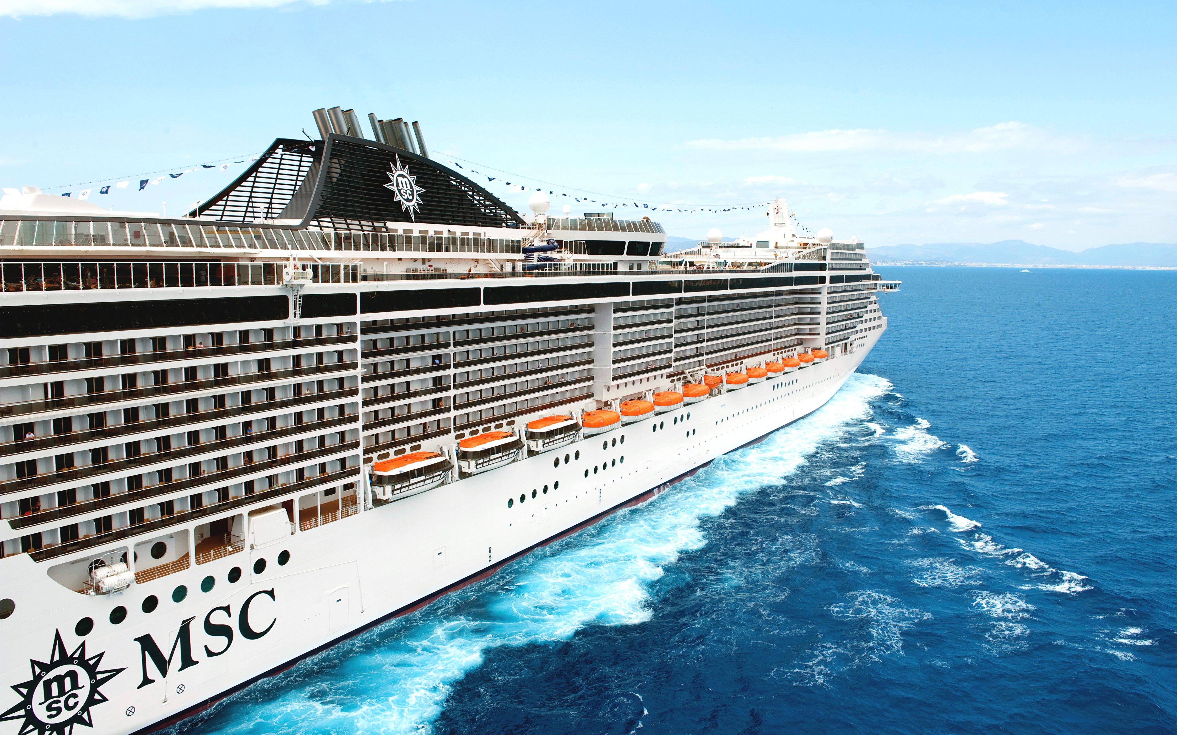 Photo Cruise liner MSC Splendida ship 3840x2400