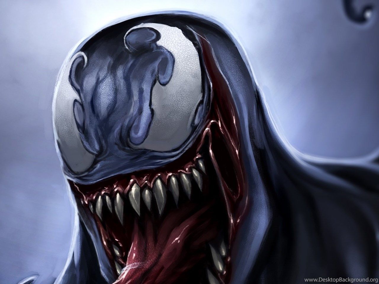Download Wallpaper 2560x1024 Venom, Eddie Brock, Art, Monster. Desktop Background