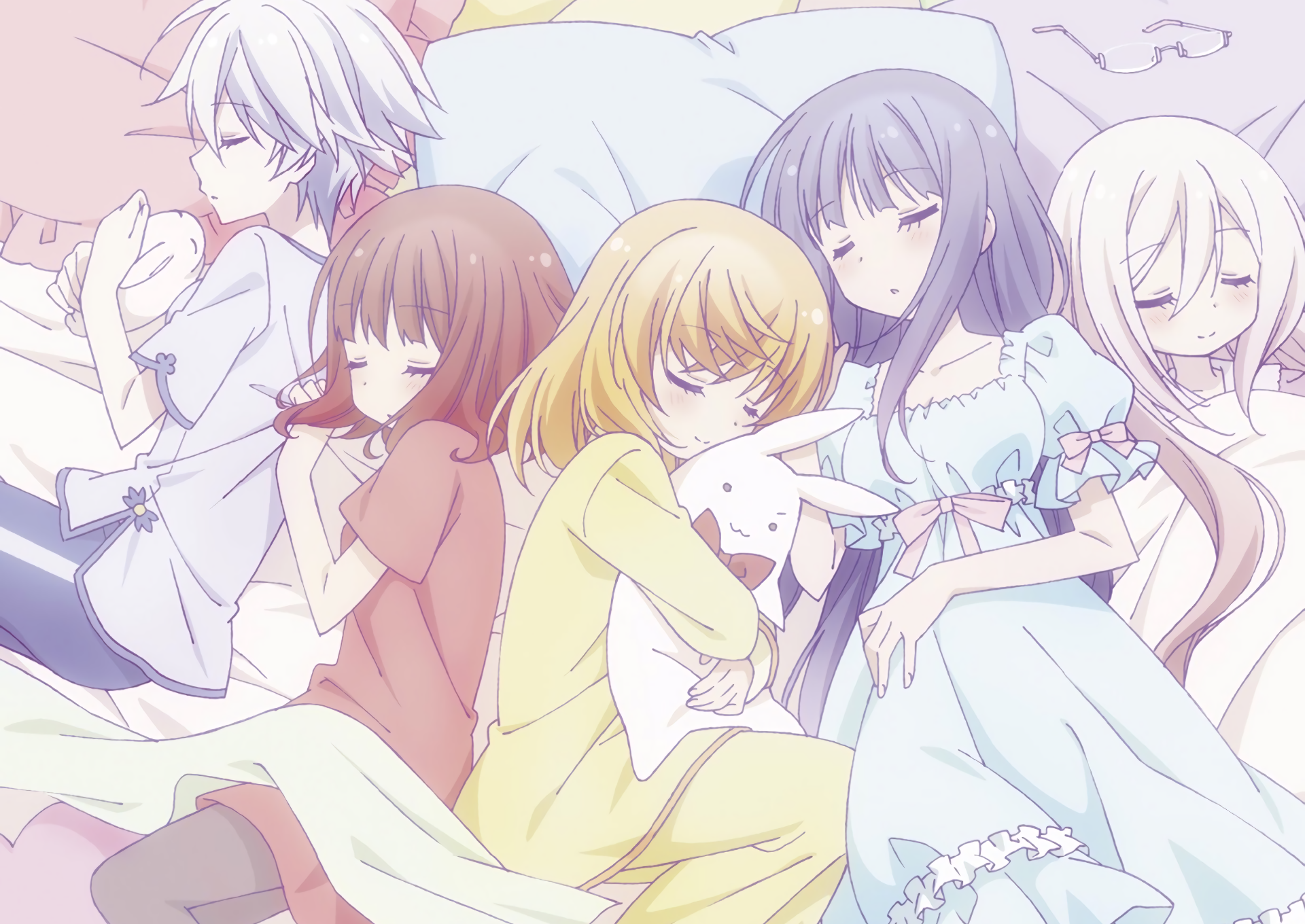 Anne Hanakoizumi Botan Kumegawa Hibiki Hagyu Ren Ekoda Ruri Hibarigaoka Wallpaper:1920x1360