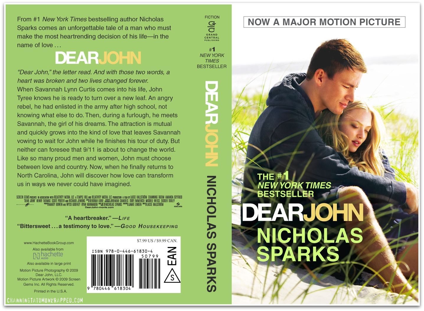 Channing Tatum Unwrapped. OFFICIAL Site and Blog: NEWS FLASH: Channing Tatum's 'DEAR JOHN' Novel on New York Times Best Sellers List