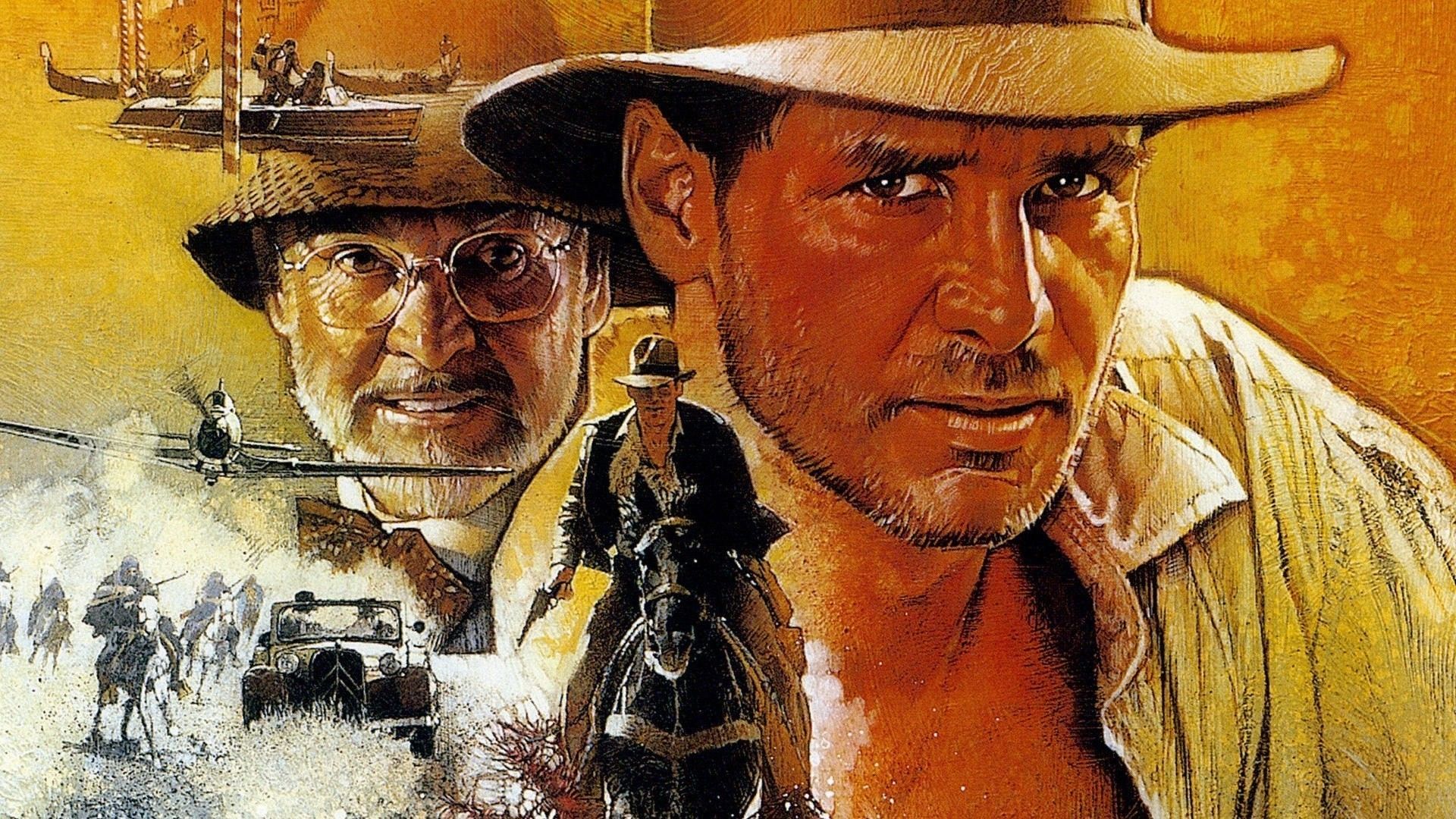 movies, Indiana Jones, Indiana Jones And The Last Crusade, Harrison Ford, Sean Connery Wallpaper HD / Desktop and Mobile Background