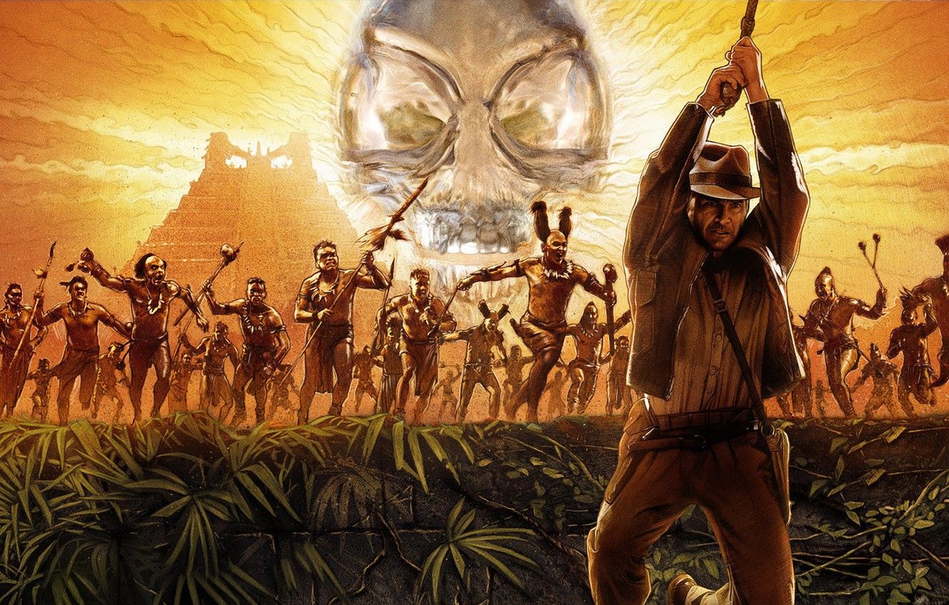 Wallpaper Pyramid, Harrison Ford, Indiana Jones and the Kingdom of the crystal skull image for desktop, section фильмы