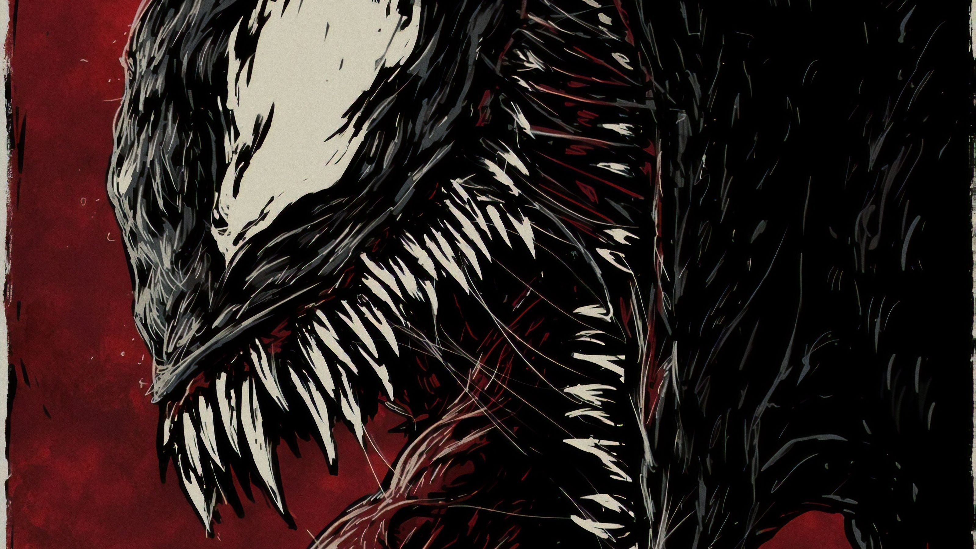 Venom 4k New Sketch Poster, HD Movies, 4k Wallpaper, Image, Background, Photo and Picture