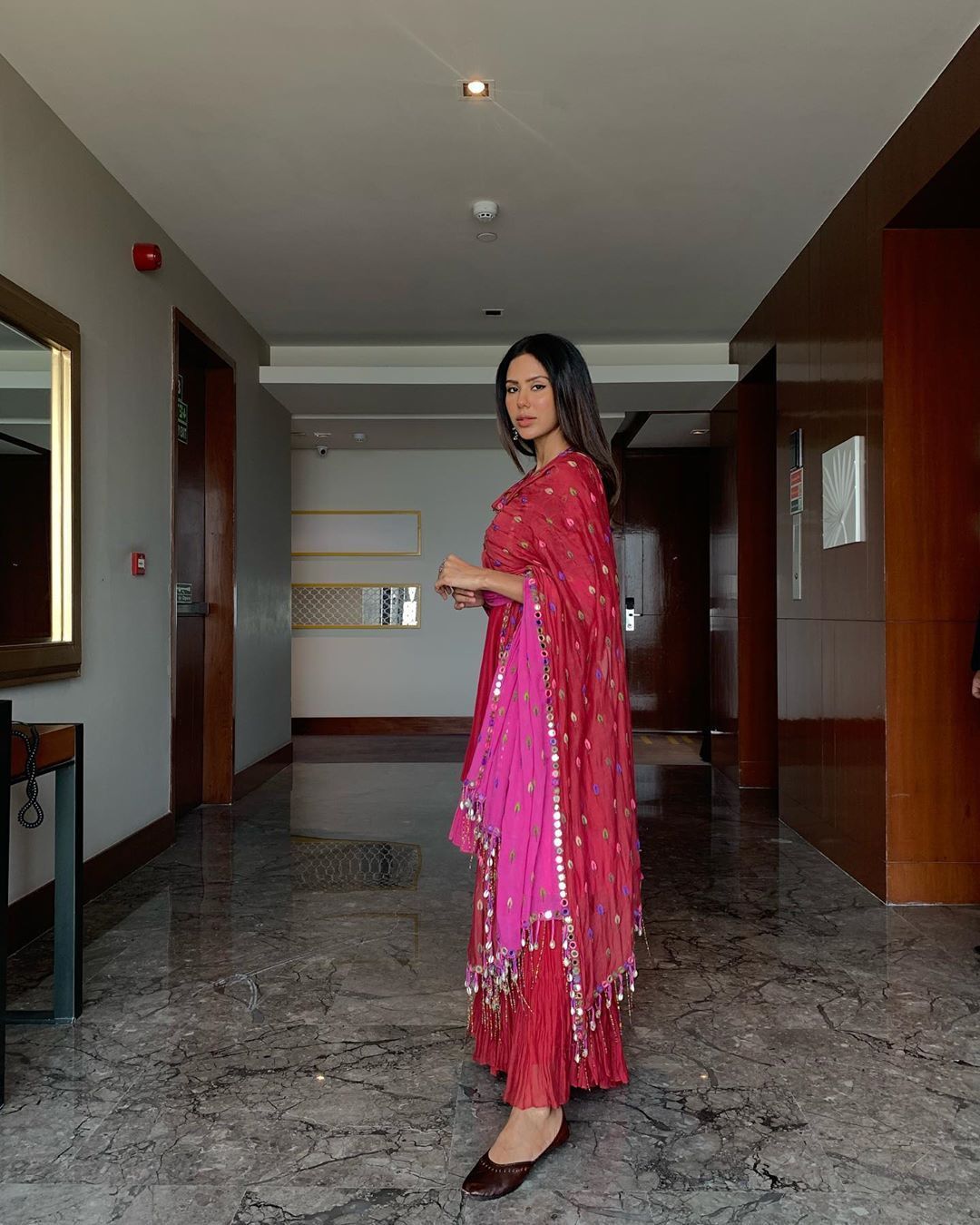 Sonam Bajwa on Instagram: “One of the looks from Ardab Mutiyaran Promotions. Outfit Ring. Punjabi models, HD wallpaper desktop, Outfits