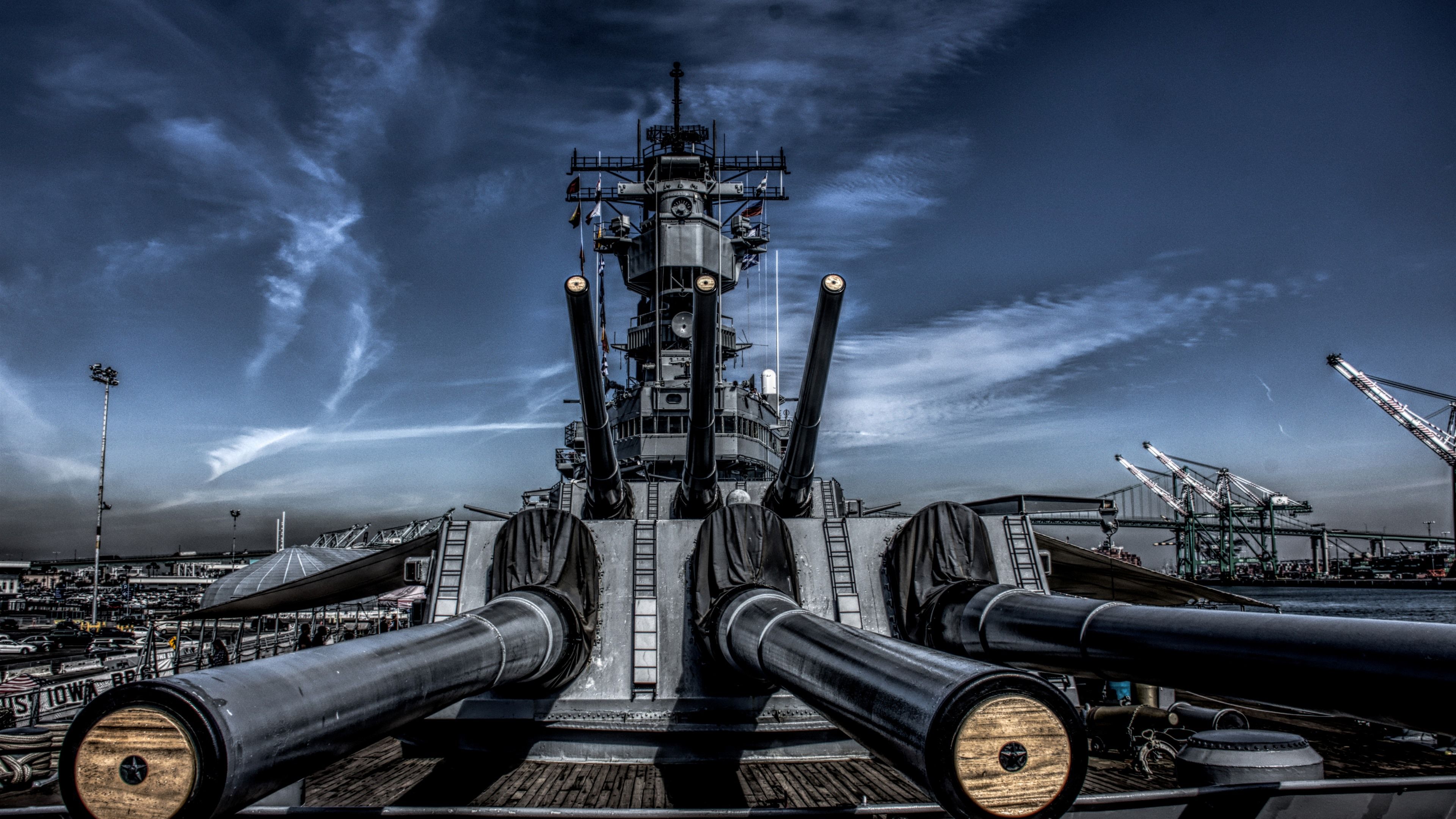 Wallpaper Battleship, guns 5120x2880 UHD 5K Picture, Image