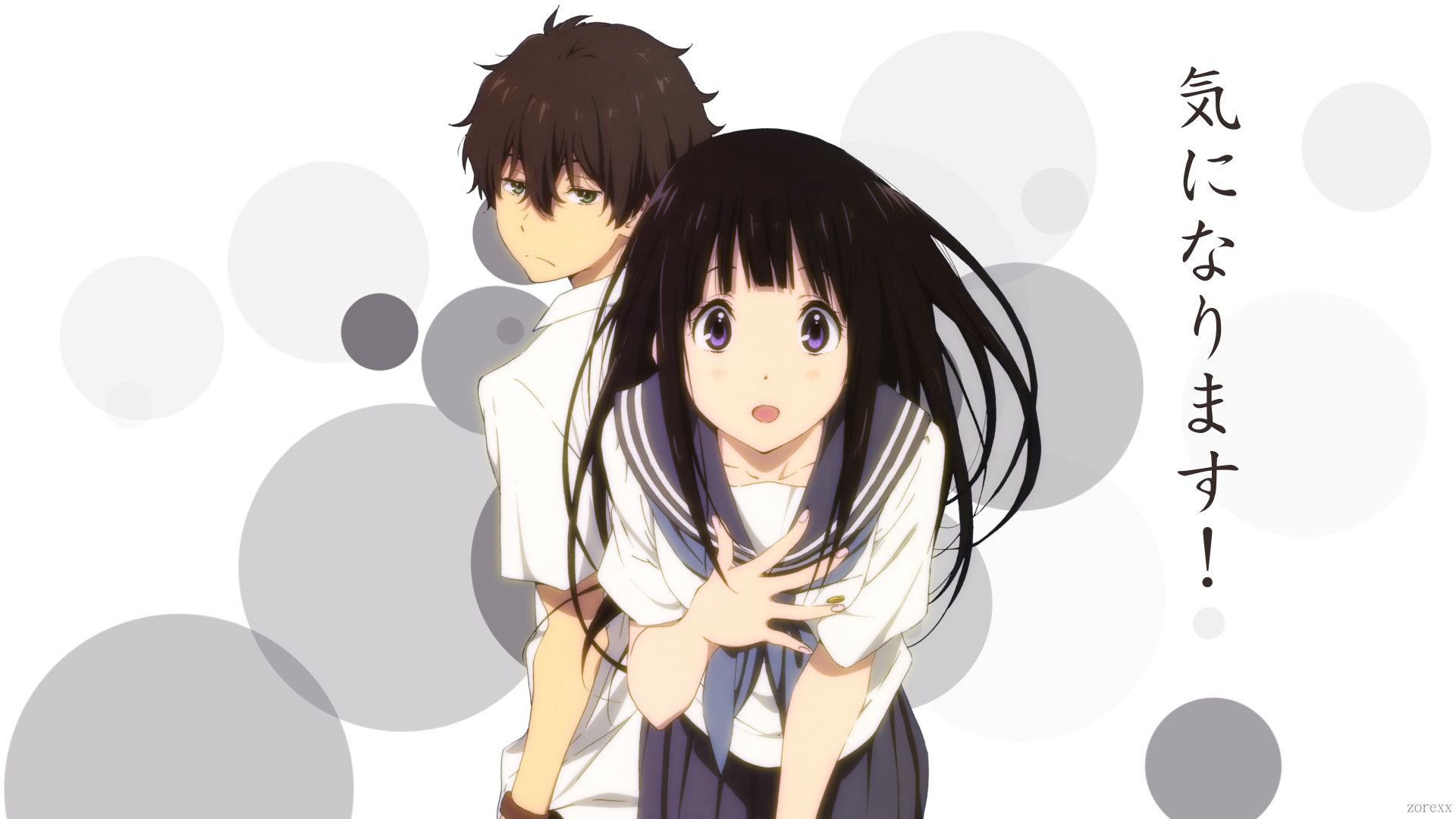 Hyouka Wallpaper. Hyouka Wallpaper, Hyouka Background and Hyouka Character Wallpaper