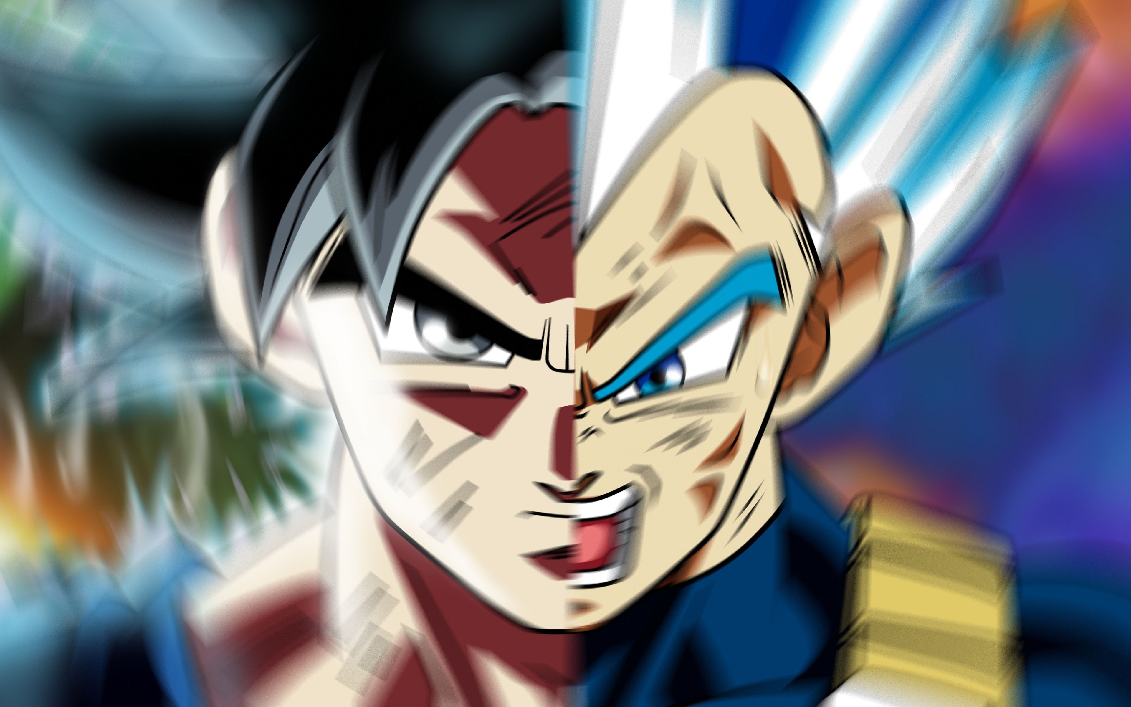 Download 3840x2400 wallpapers face off, goku and vegeta, dragon ball super, 4k, ultra hd 16:10, widescreen, 3840x2400 hd image, background, 3069