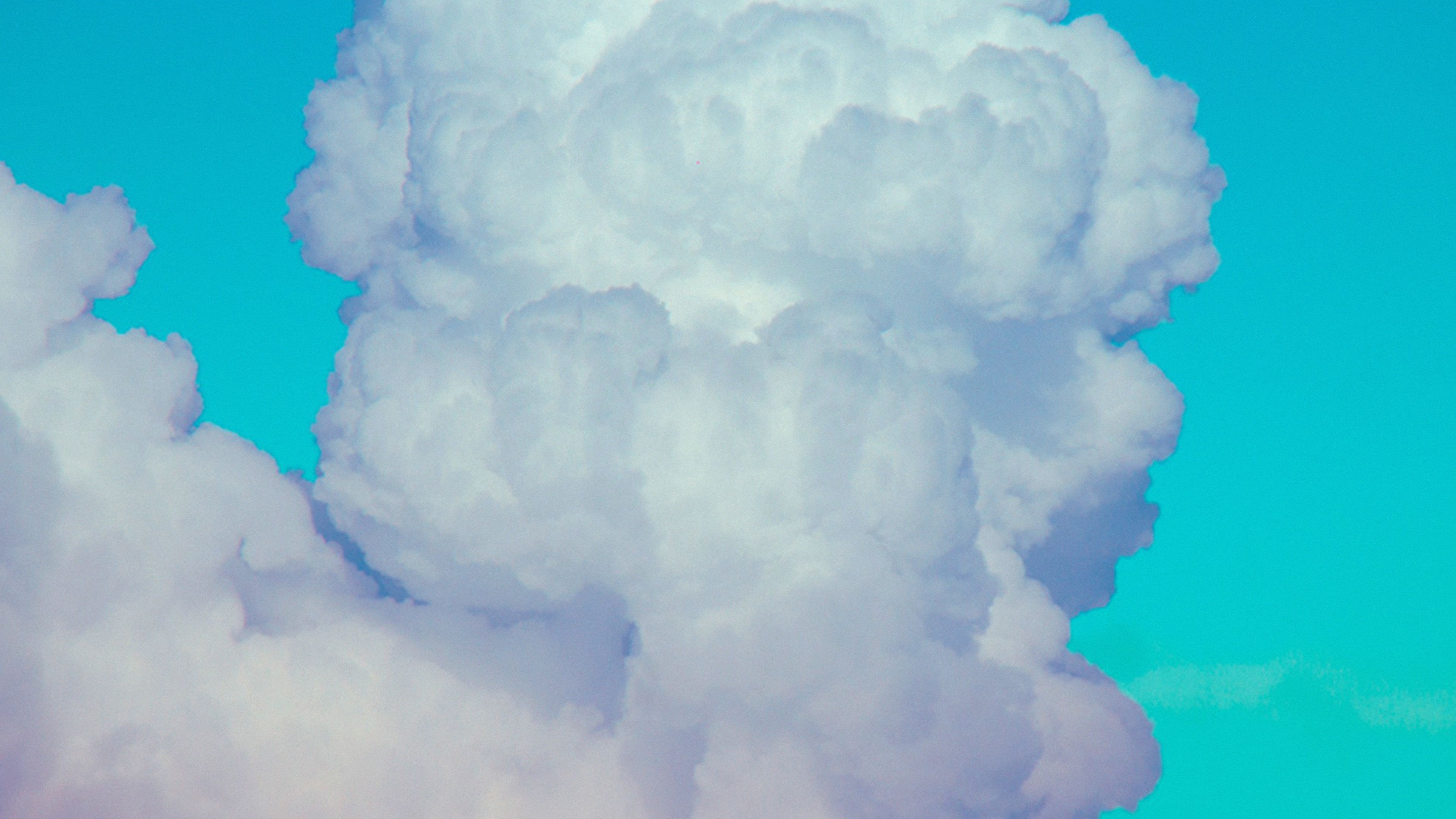 Cloud Neon Sky Art Wallpaper