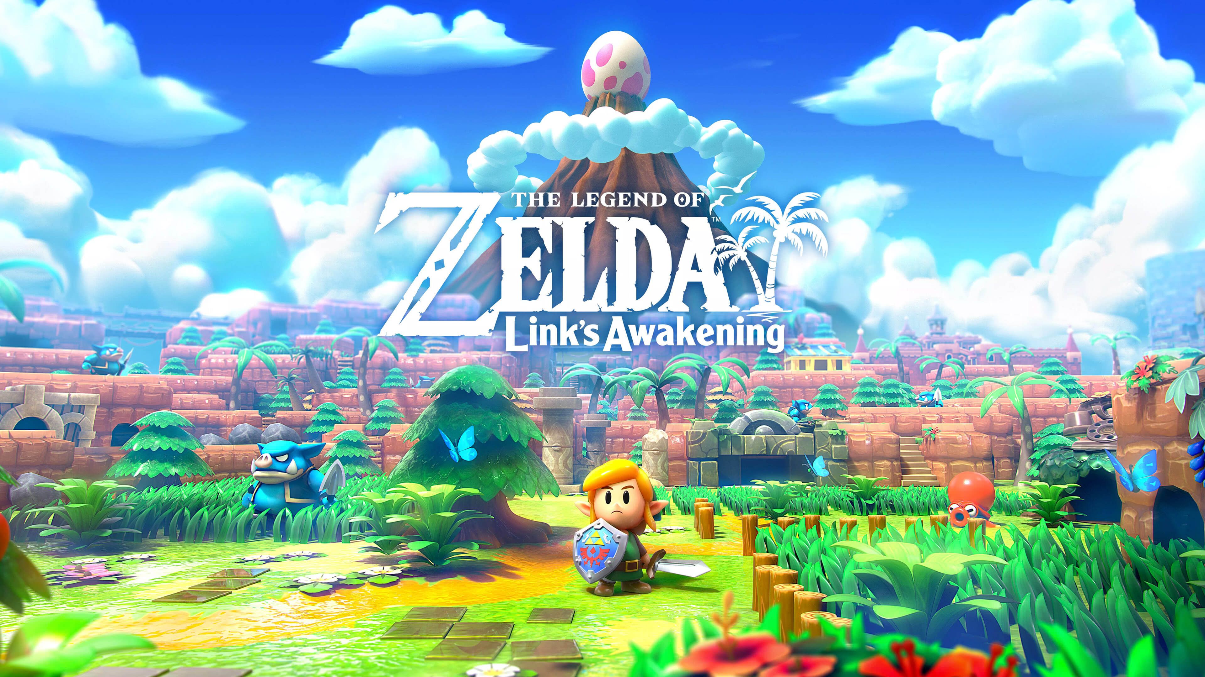 Zelda Links Awakening Cover UHD 4K Wallpaper
