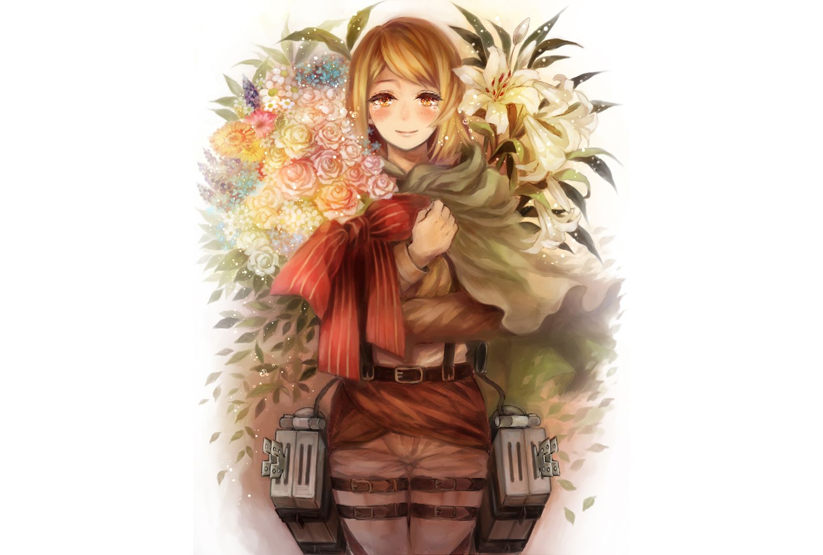 Desktop Wallpaper Historia Reiss, Attack On Titan, Blonde, Anime Girl, Cute, HD Image, Picture, Background, T4wh0r