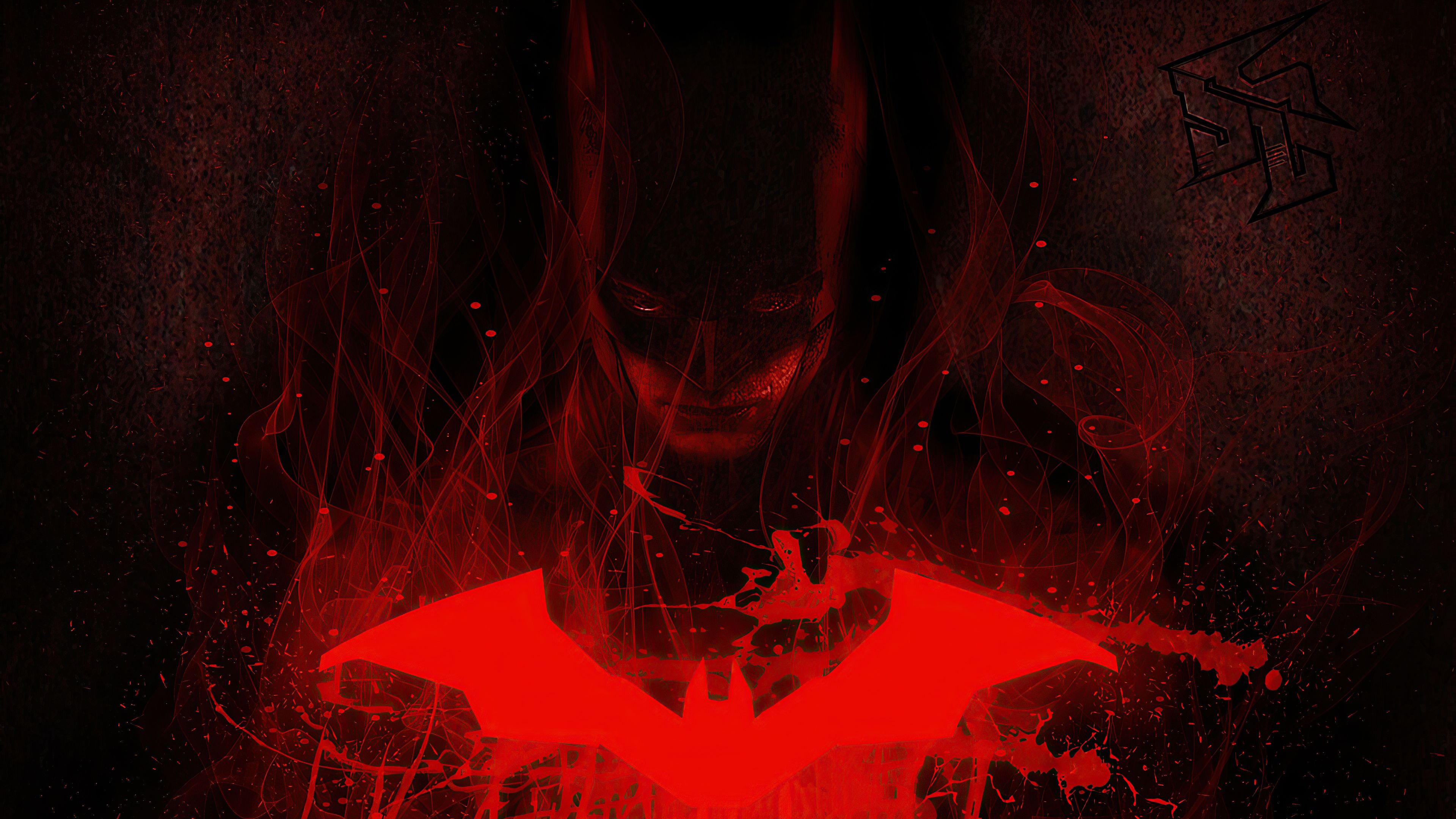 The Batman Red 4k, HD Superheroes, 4k Wallpaper, Image, Background, Photo and Picture