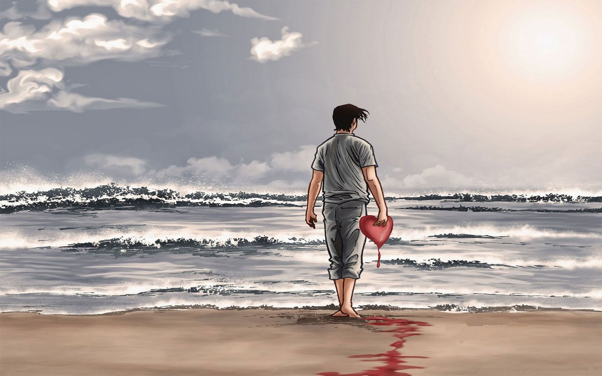 Download Broken Heart Couple Wallpaper Gallery
