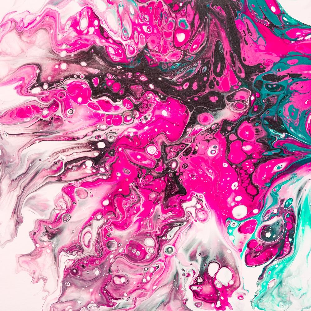 Acrylic Pour Picture. Download Free Image