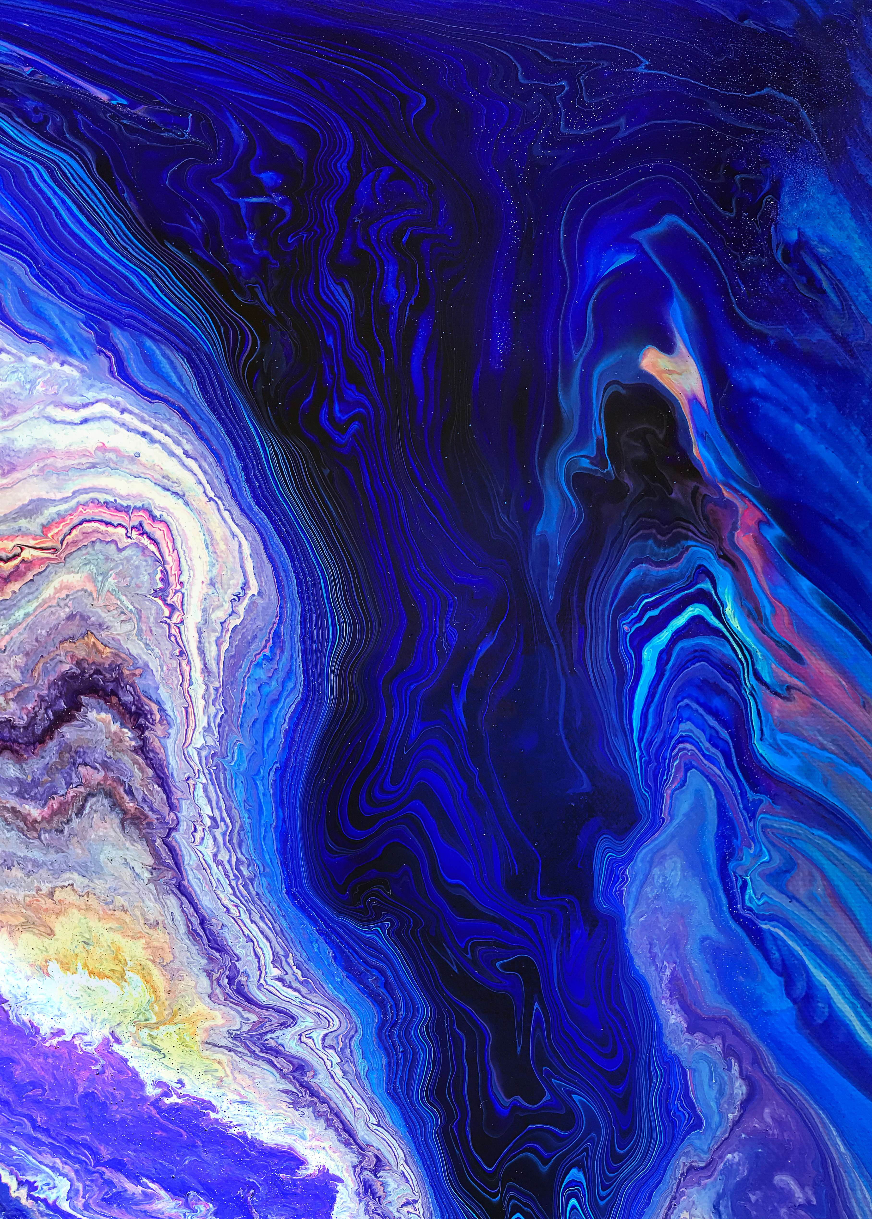 Acrylic Pour Wallpapers - Wallpaper Cave