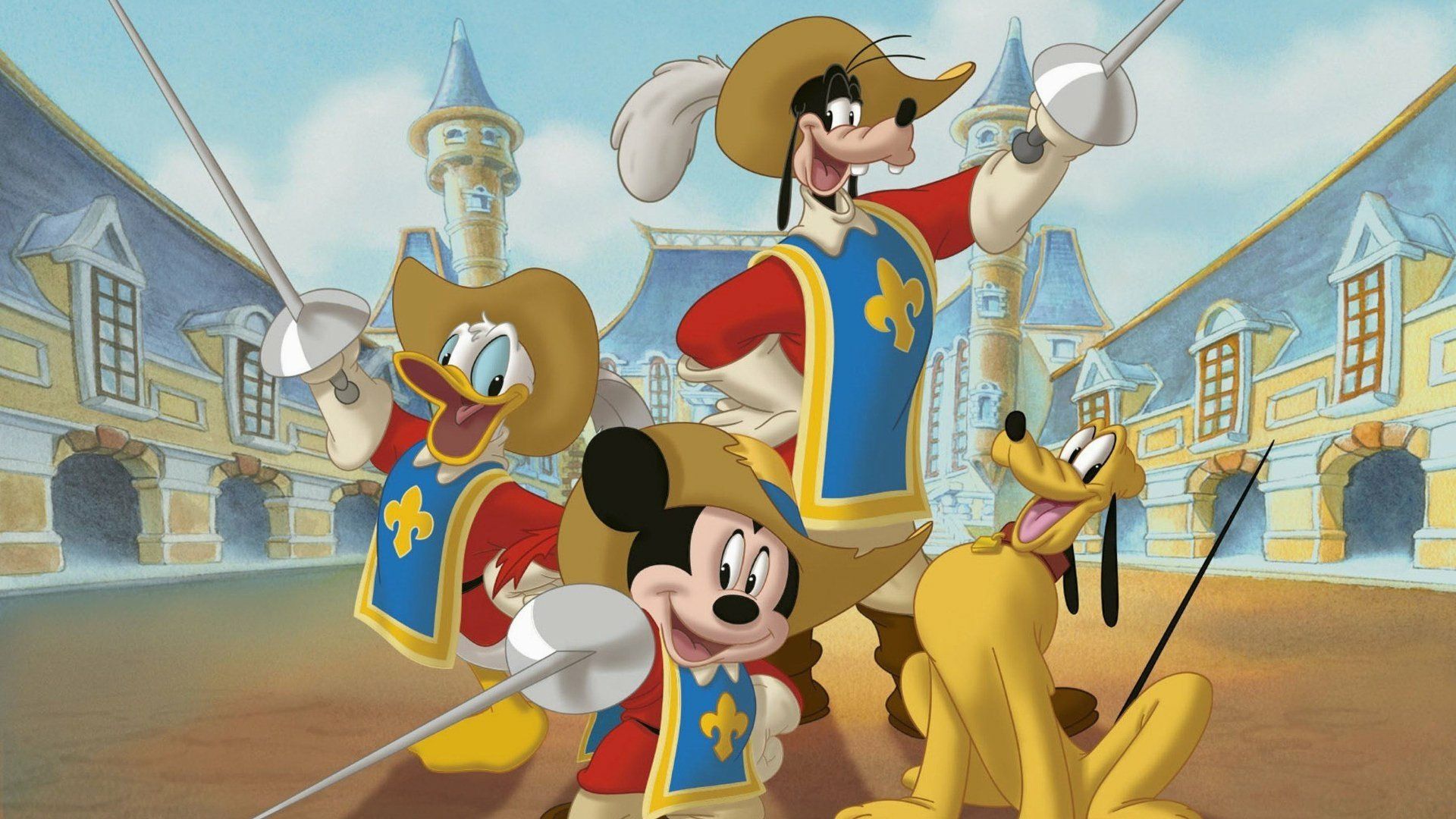 Mickey, Donald, Goofy: The Three Musketeers HD Wallpaper and Background Image