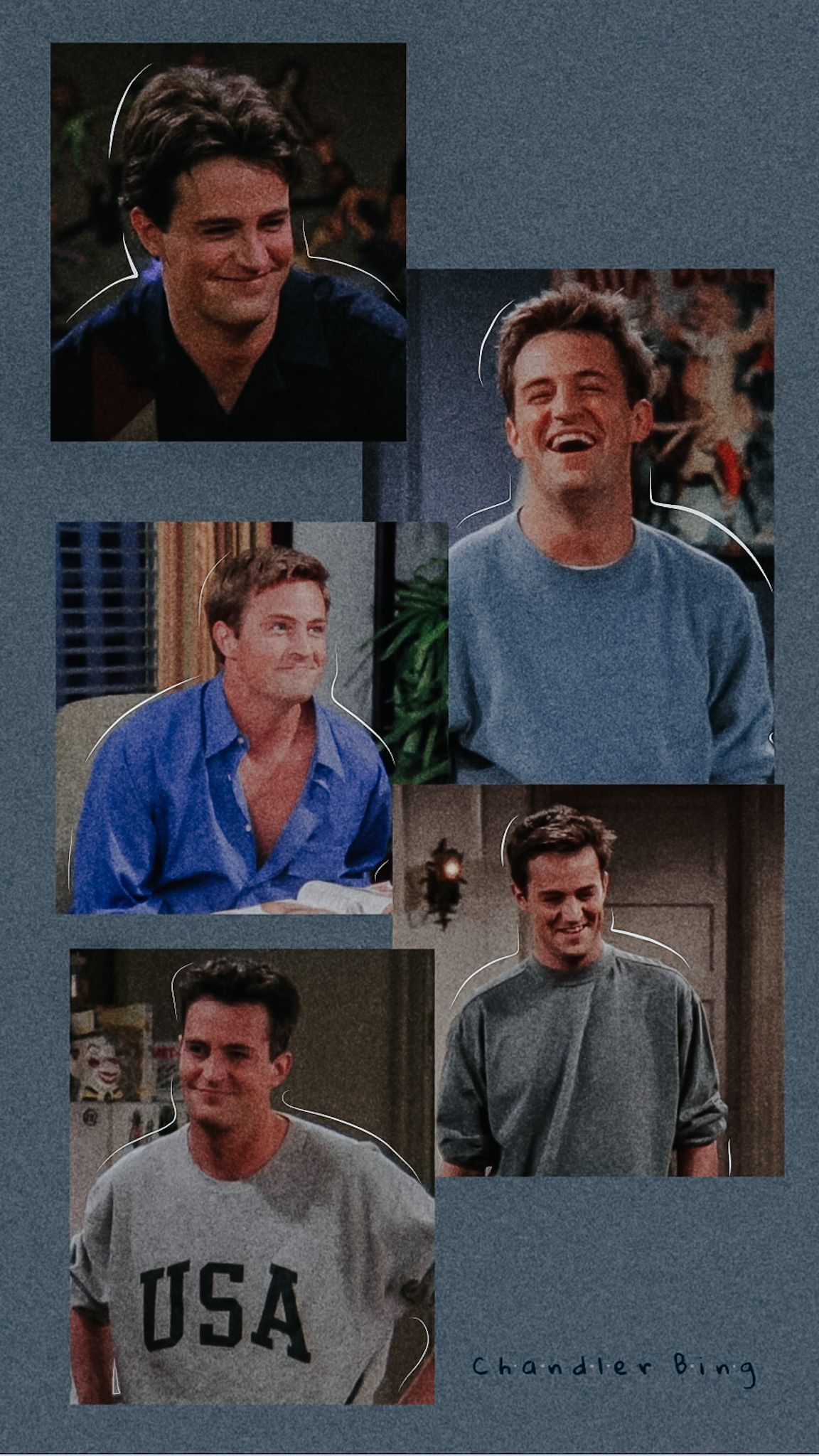 Chandler Bing Wallpaper. Chandler friends, Friends tv, Friends poster