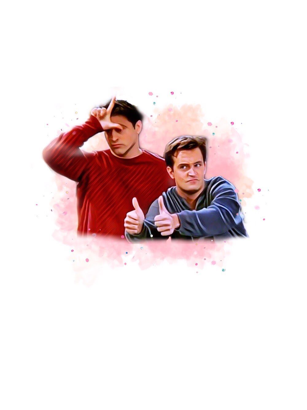 Chandler and Joey. Friends tv quotes, Joey friends, Friends tv