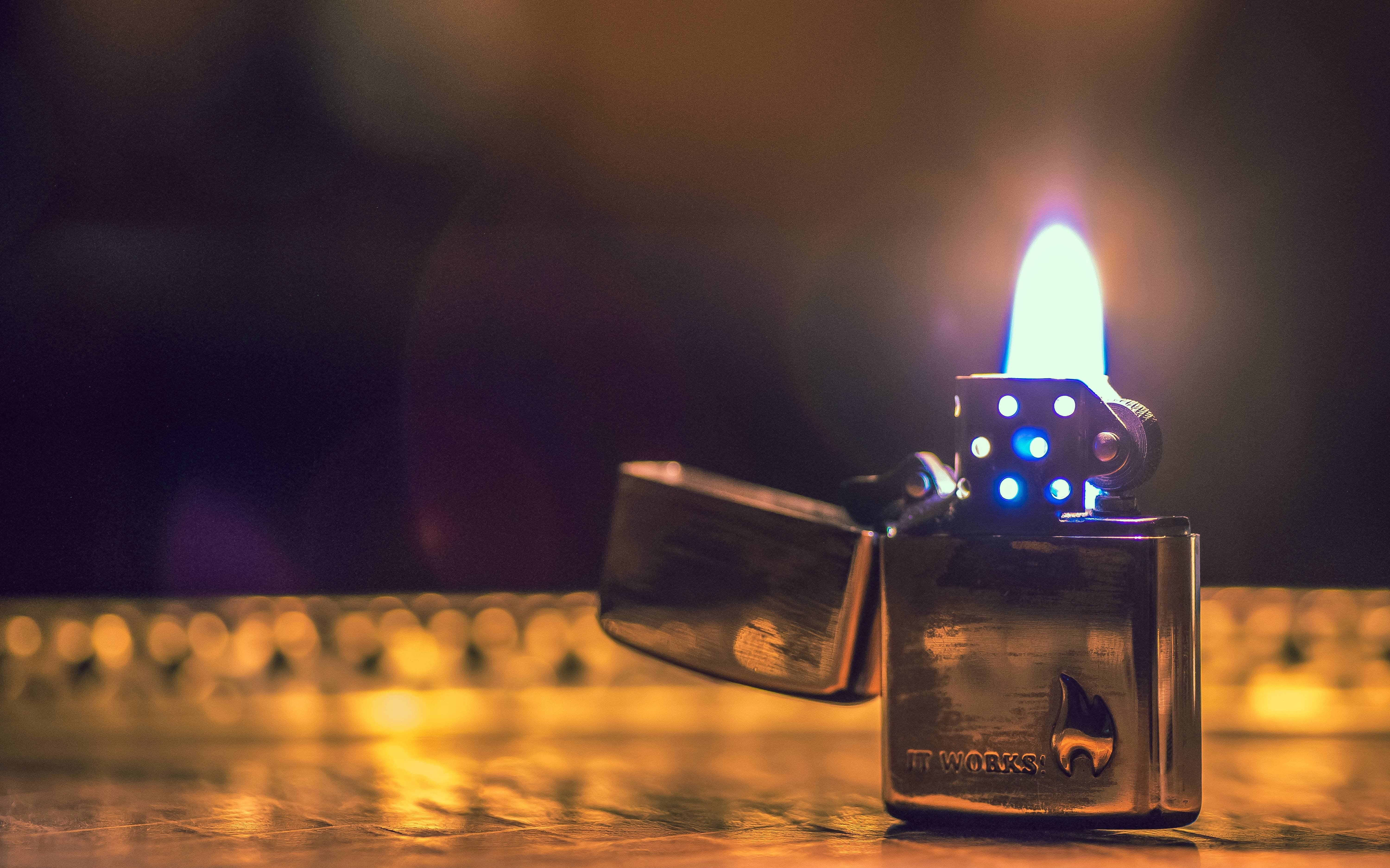 Lighter in the Night 4K wallpaper