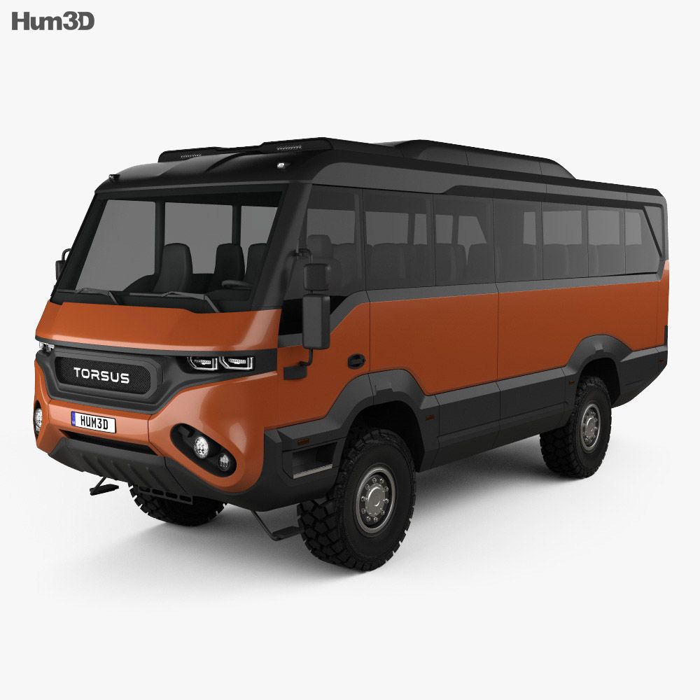 Torsus Praetorian Bus 2018 3D model on Hum3D
