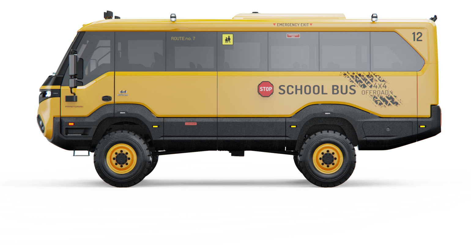 Czech Manufacturer Introduces Off Road School Bus
