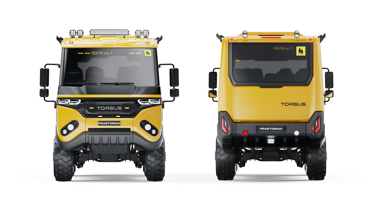 Torsus Praetorian school bus: Specs, Features, Photo