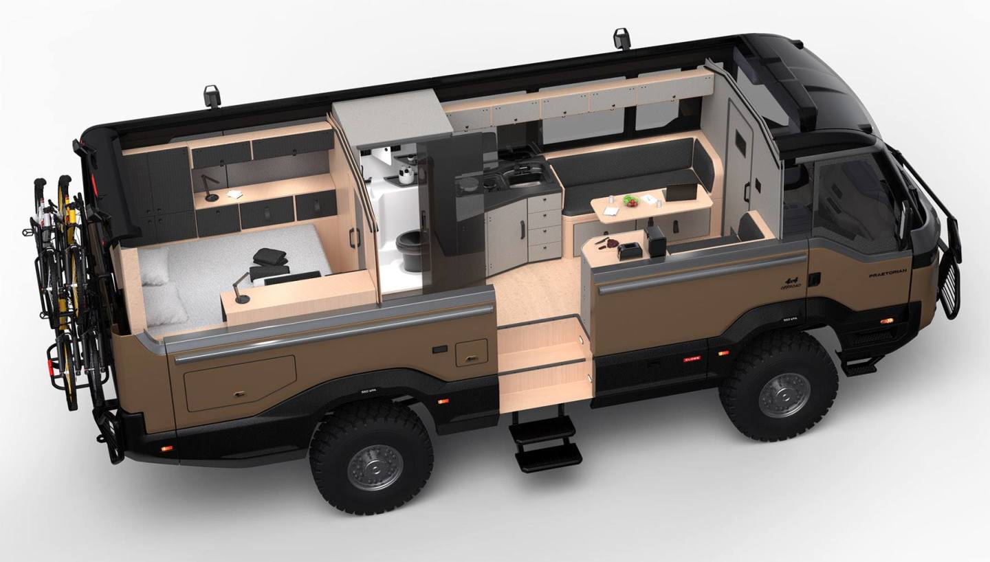 Torsus Overlander Is Sheer Off Road Camping Bus Awesomeness