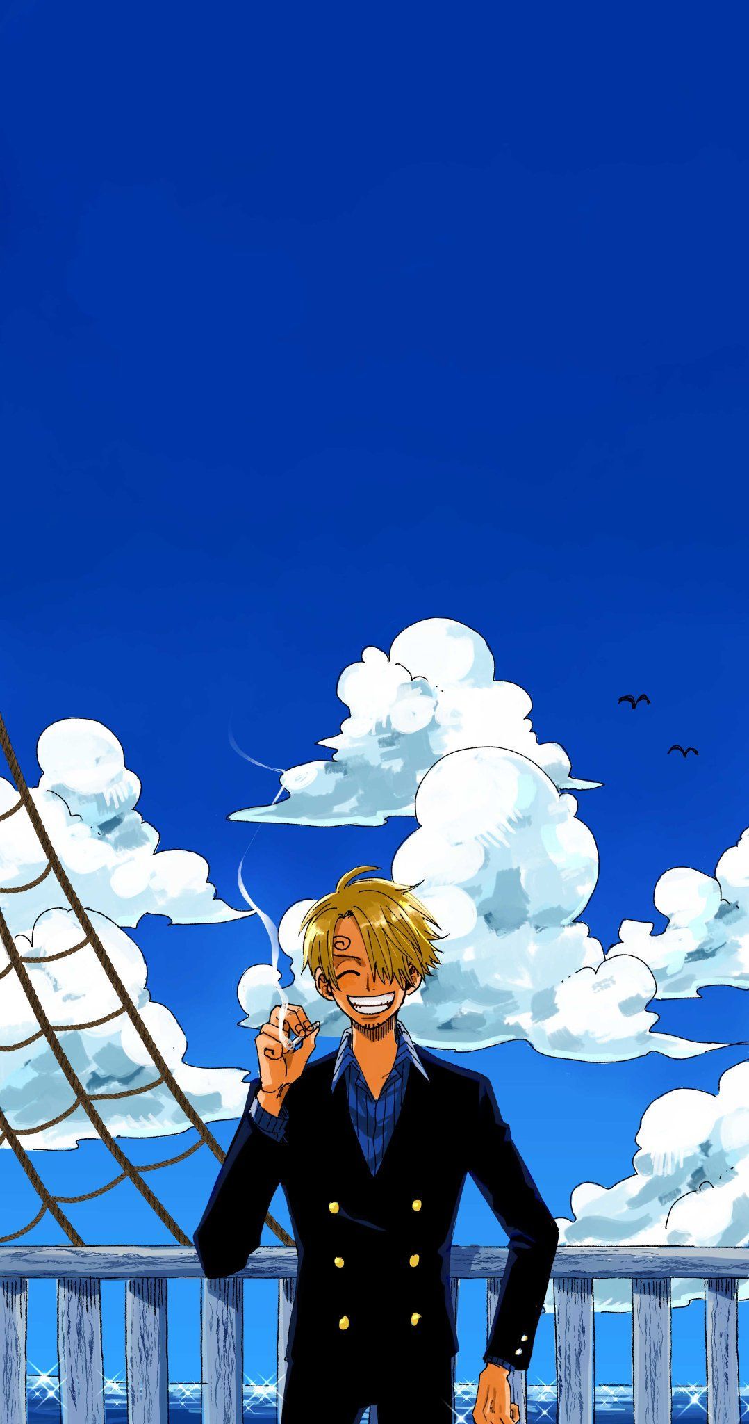 Download Sanji One Piece Aesthetic Wallpaper