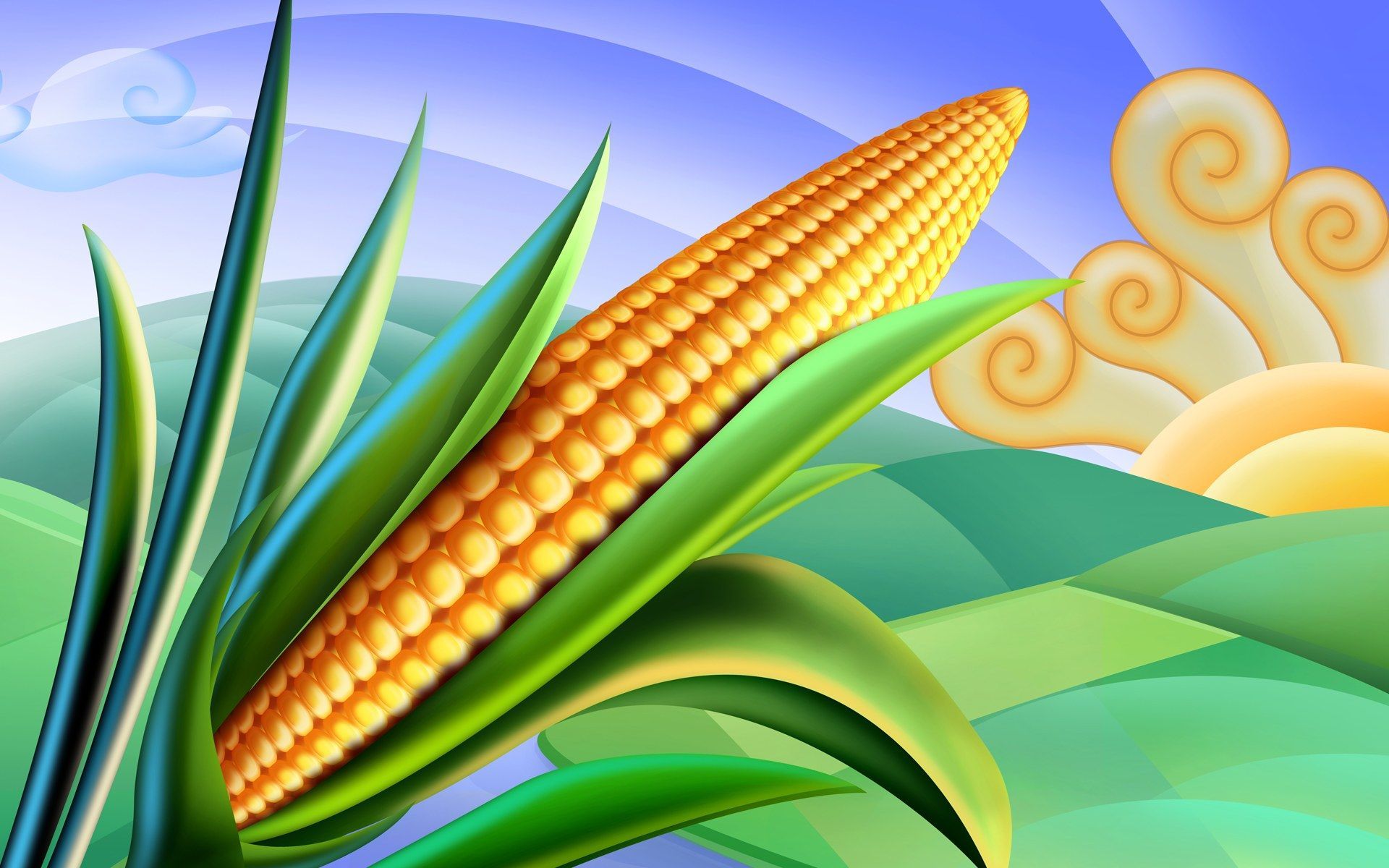 PSD Food illustrations 3193 corn clipart corn picture Wallpaper Wallpaper 74418. Food illustrations, Corn festival, Clip art