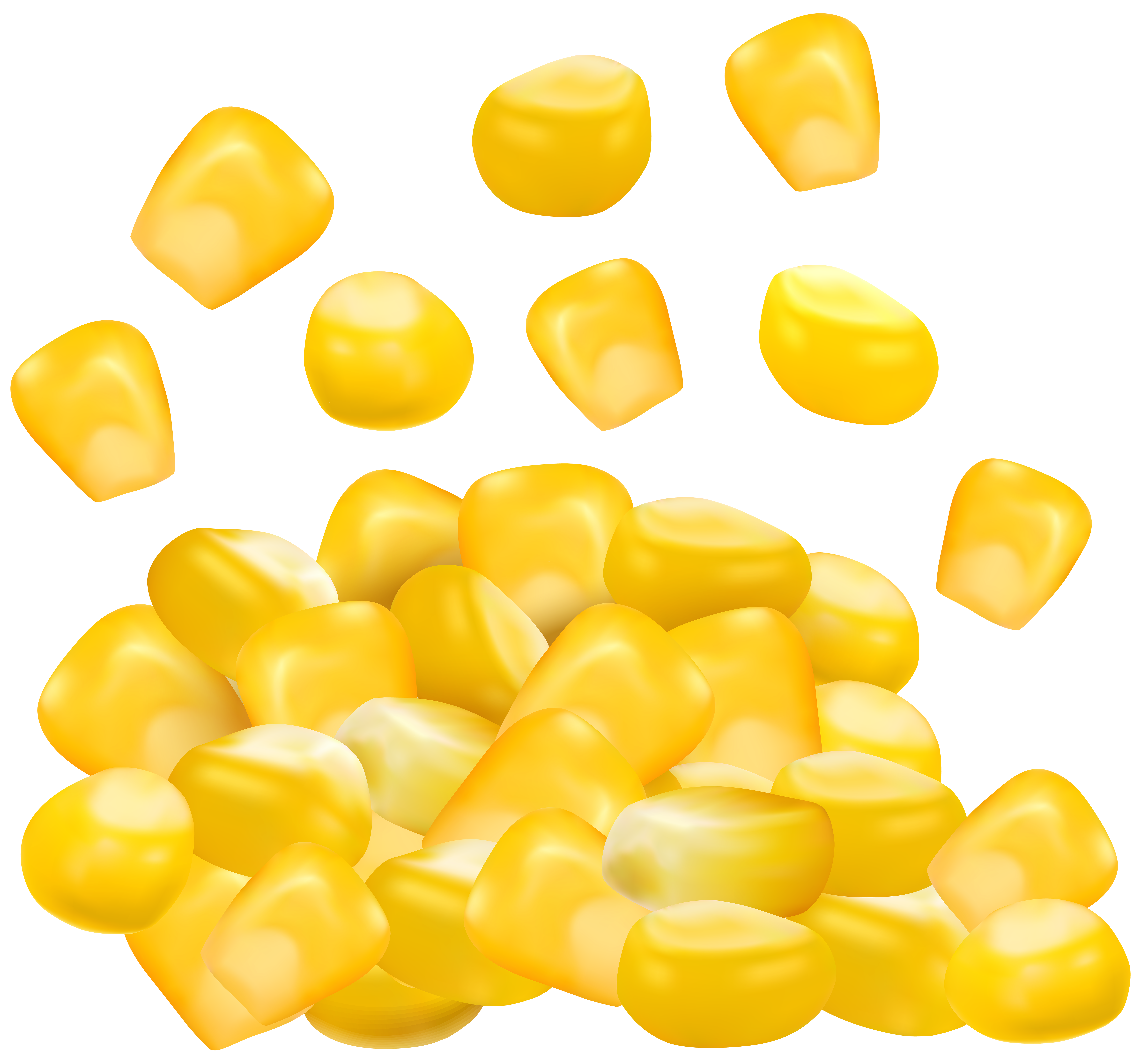 Sweet Corn Grains PNG Clip Art Image​-Quality Image and Transparent PNG Free Clipart