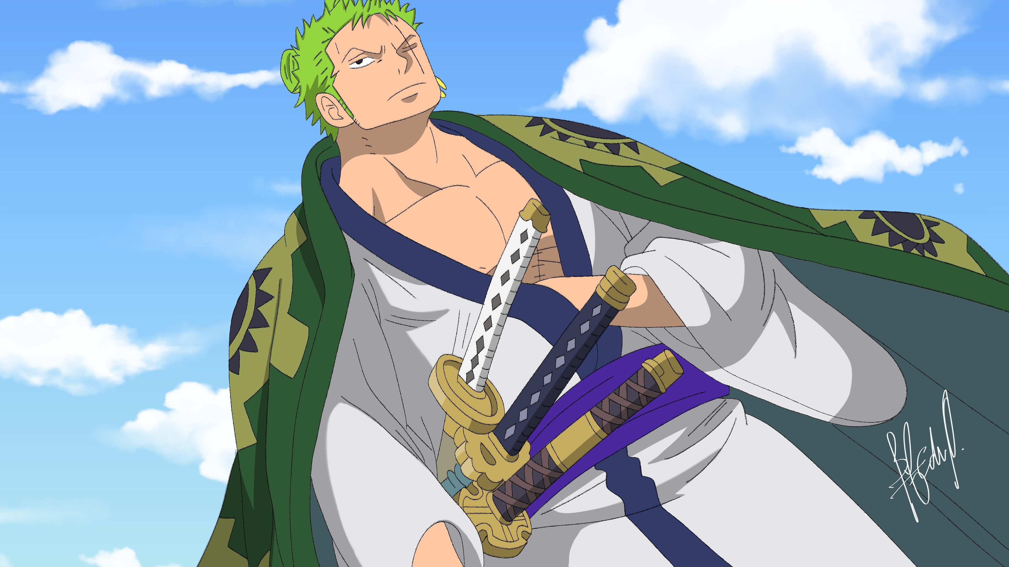 Zoro (One Piece) {2160 * 3840} - Anime Wallpaper